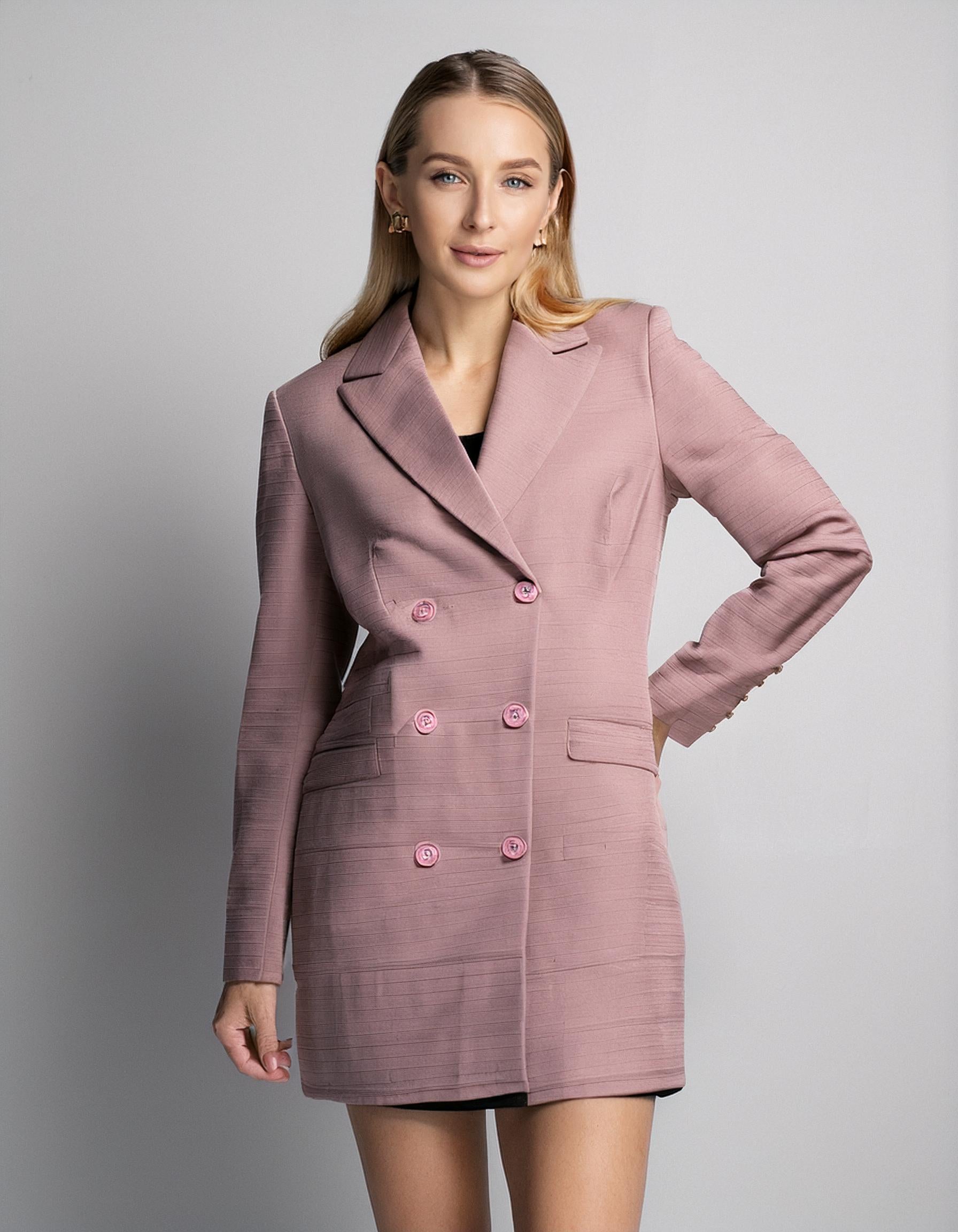 Versatile Dusty Rose Blazer Dress | Kala Wear Blazers Versatile Dusty Rose Blazer Dress | Kala Wear Blazers