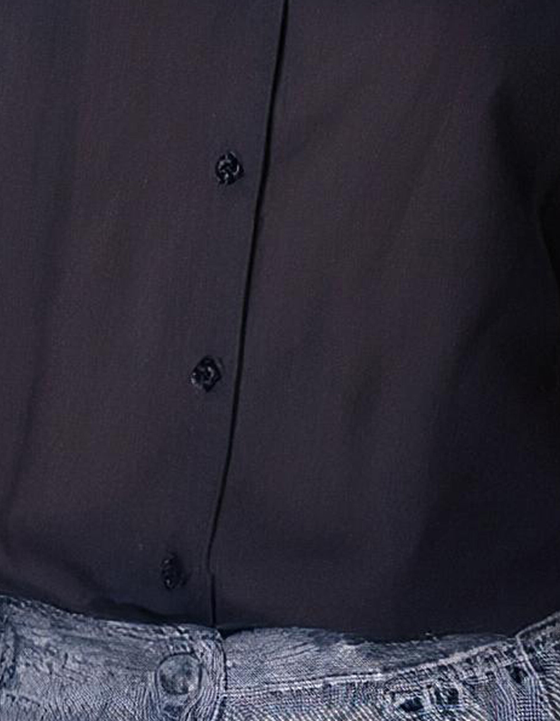 Black Button-Up Dress Shirt 3