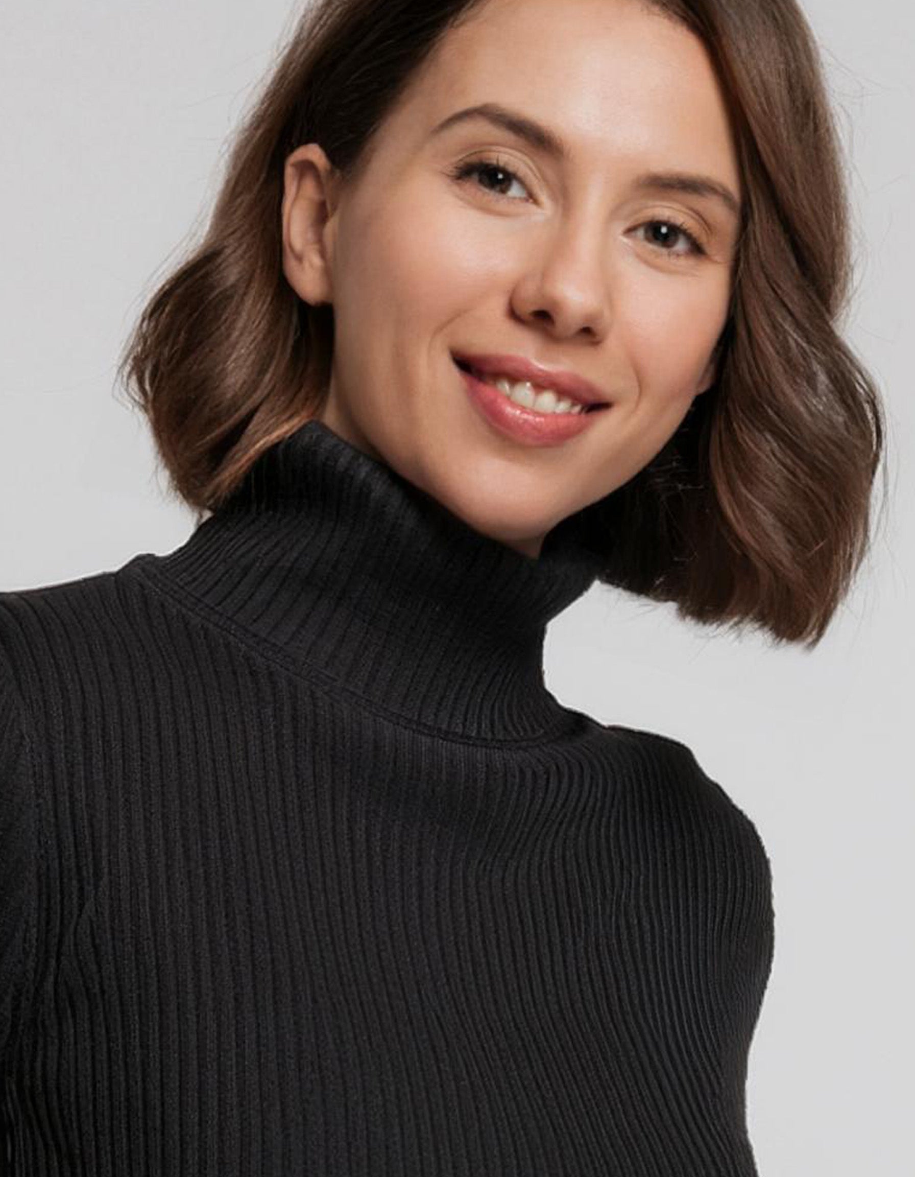 Black Classic Turtleneck Sweater 4