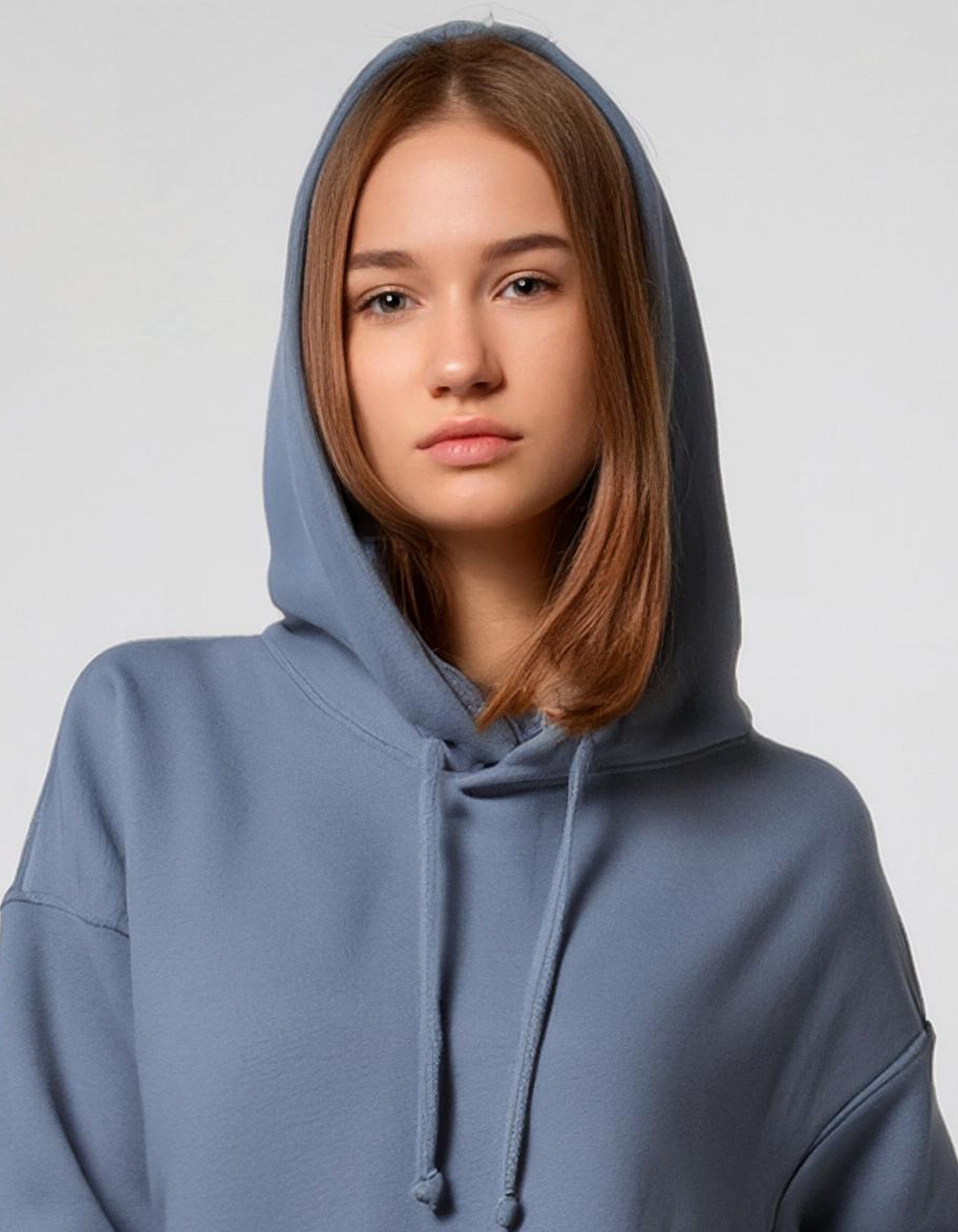 Blue-Grey Denim Dream Hoodie 4