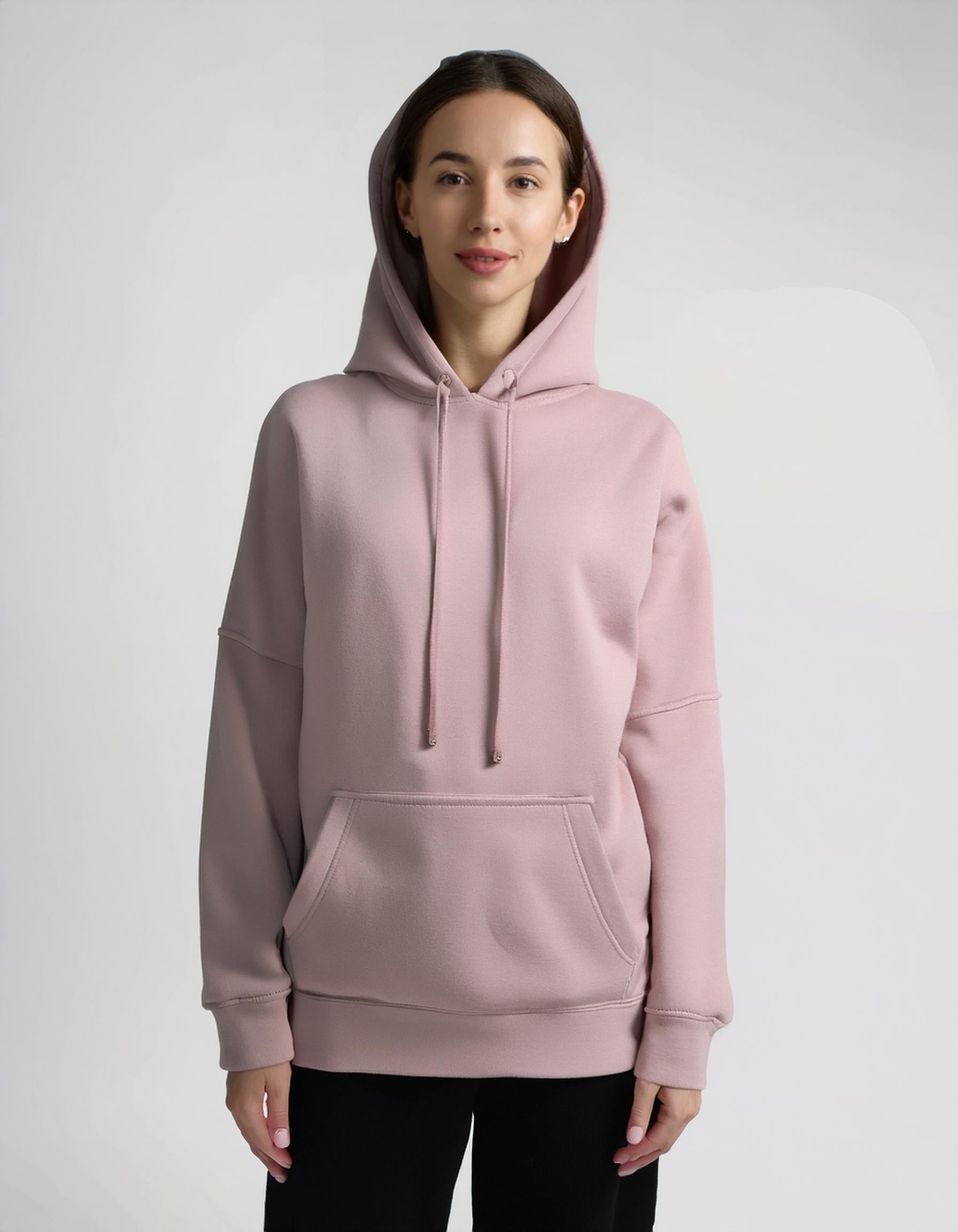 Blush Comfort Pale Pink Hoodie