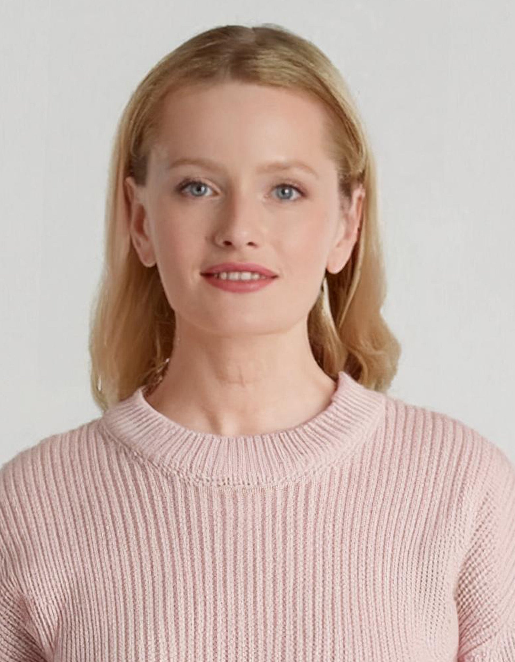 Blush Pink Crewneck Sweater 4