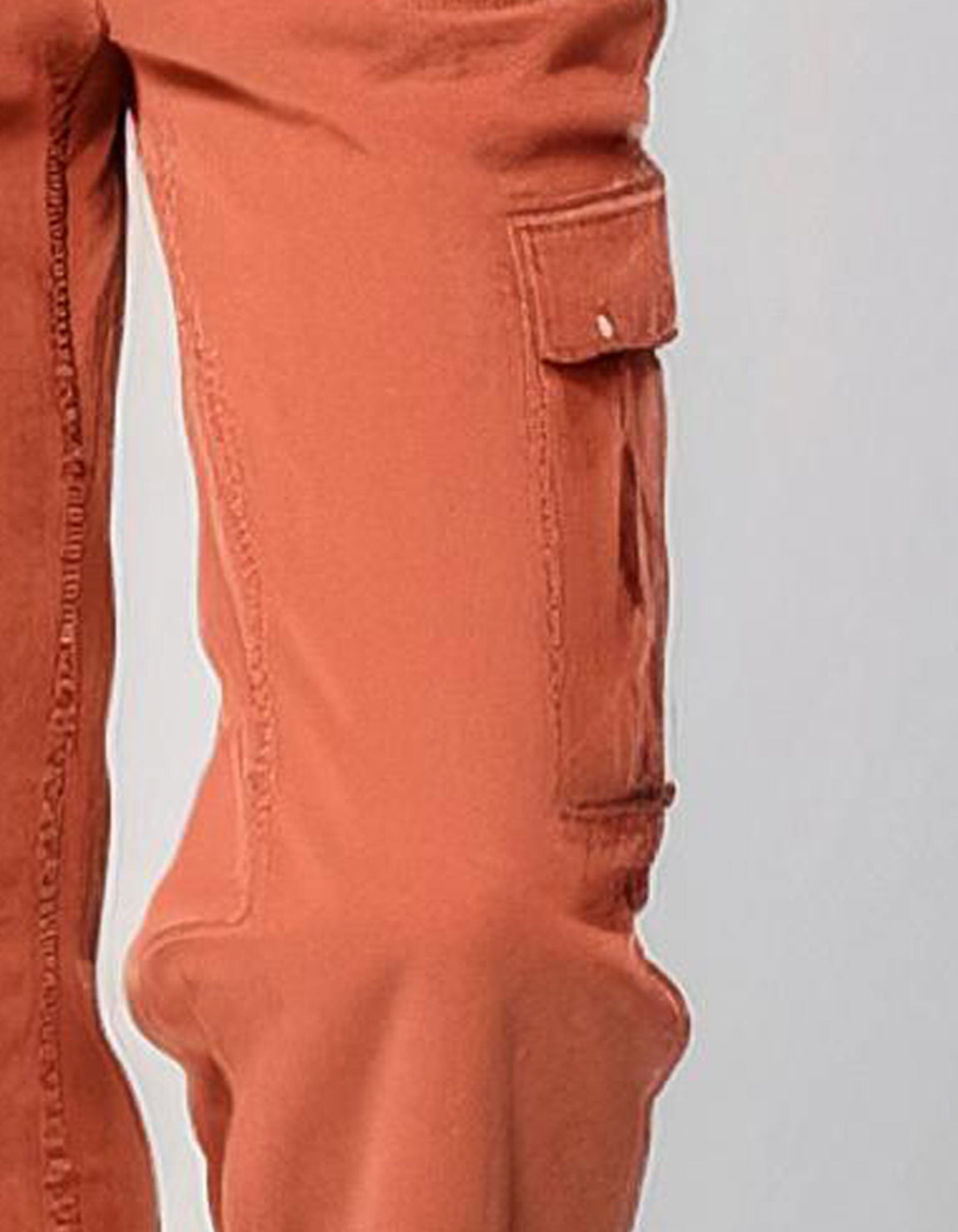 Bright Orange Cargo Pants 4