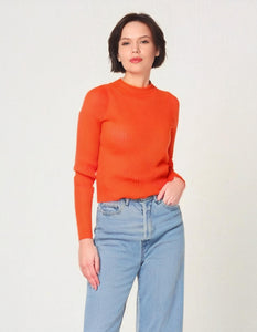 Bright Orange Crewneck Sweater