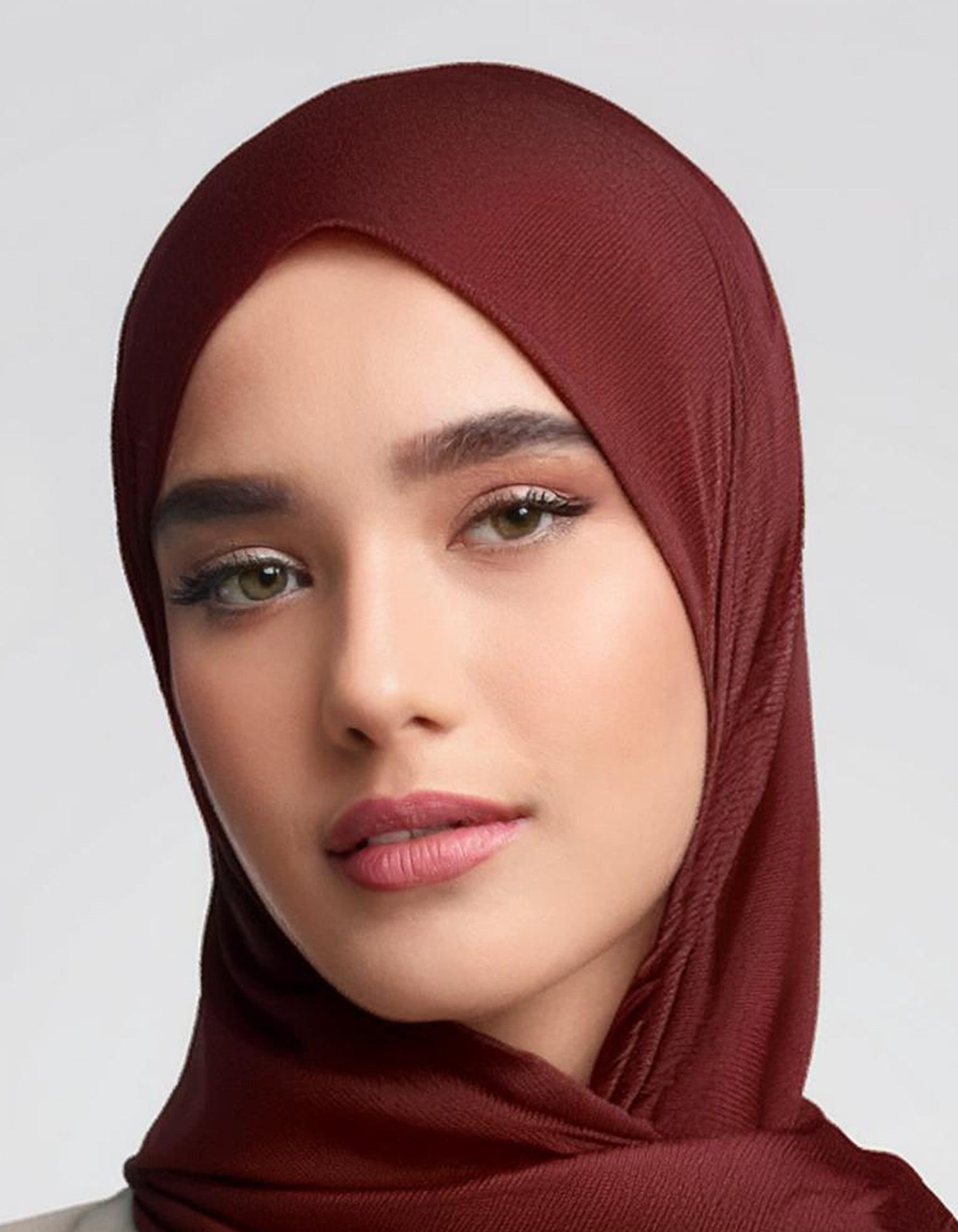 Burgundy Viscose Hijab 3
