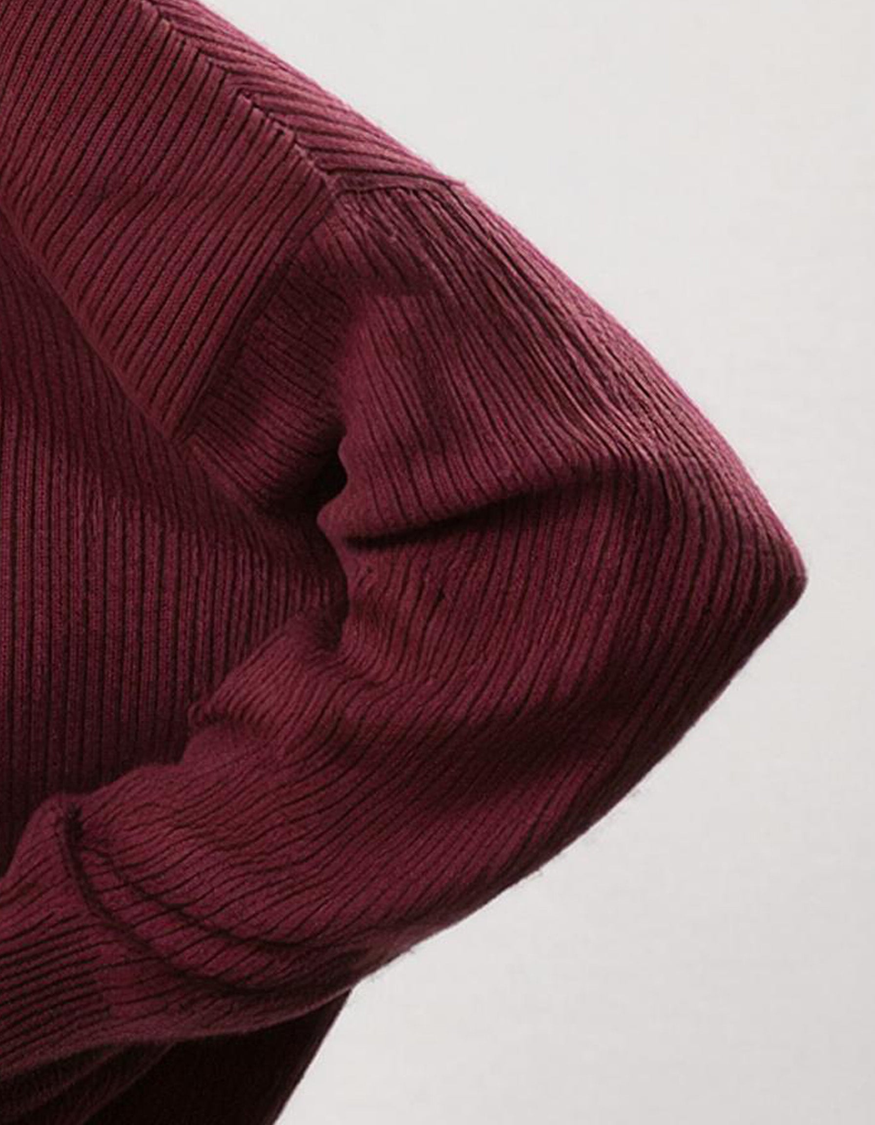 Burgundy Warm Knit Turtleneck 3
