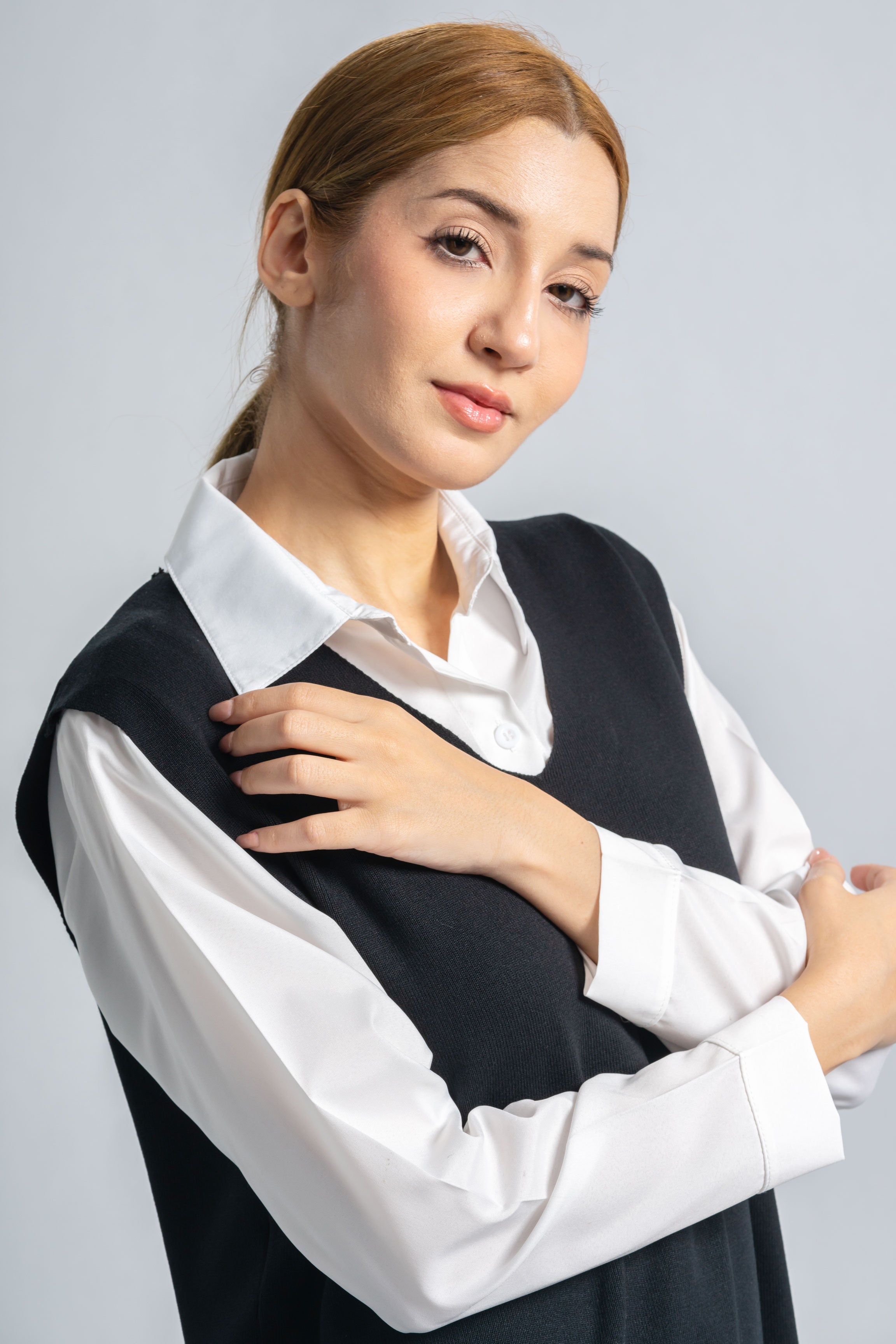 MIDI Knit Dress & Shirt | Matching Set