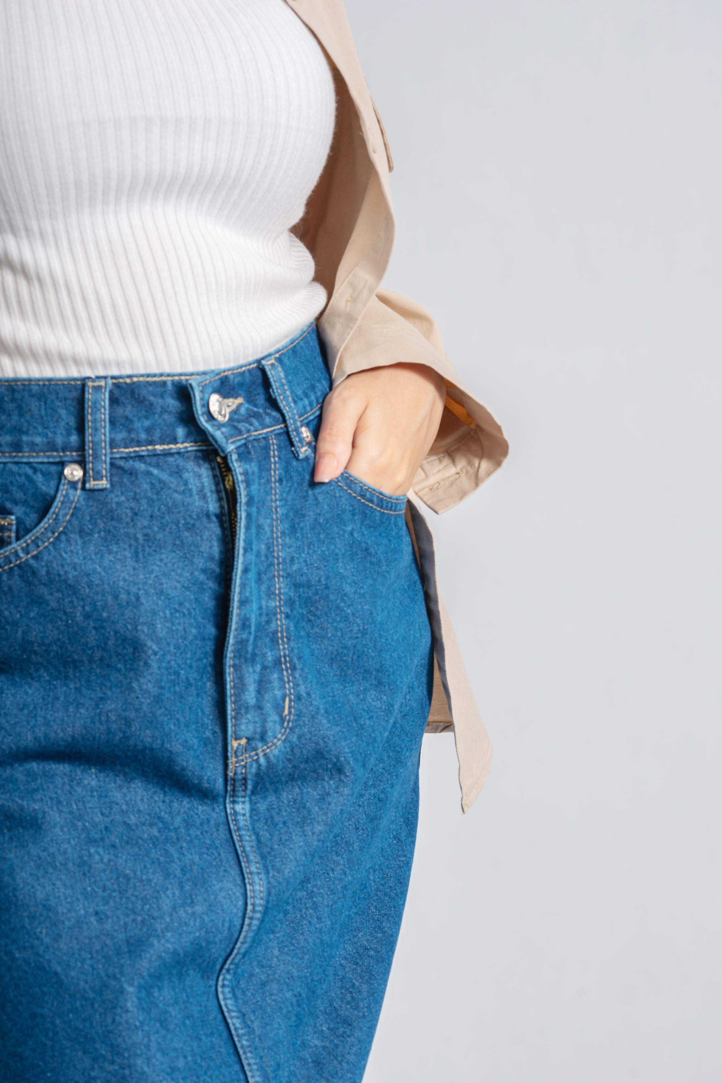 Oversized Overshirt With Pockets