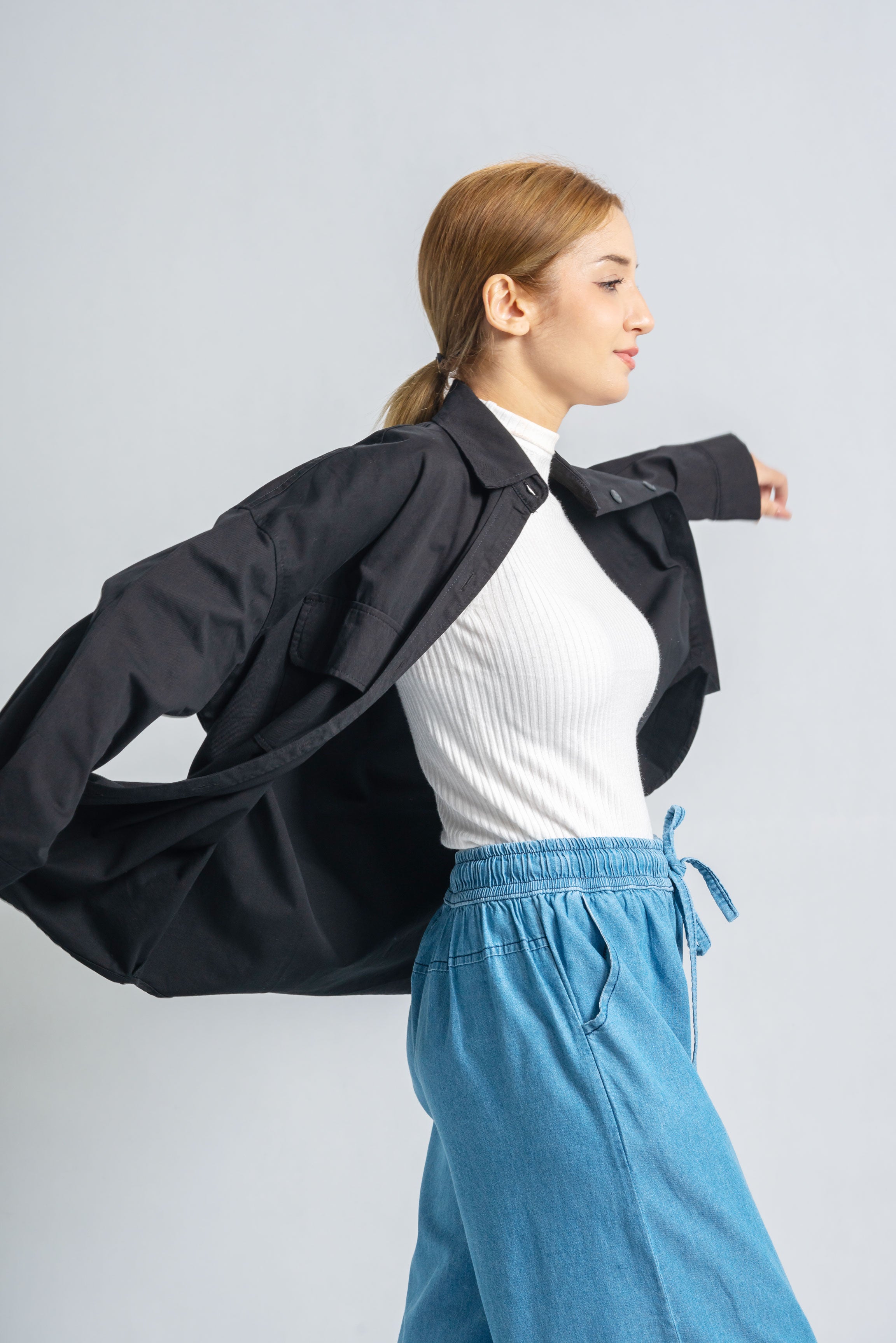 Oversized Overshirt With Pockets
