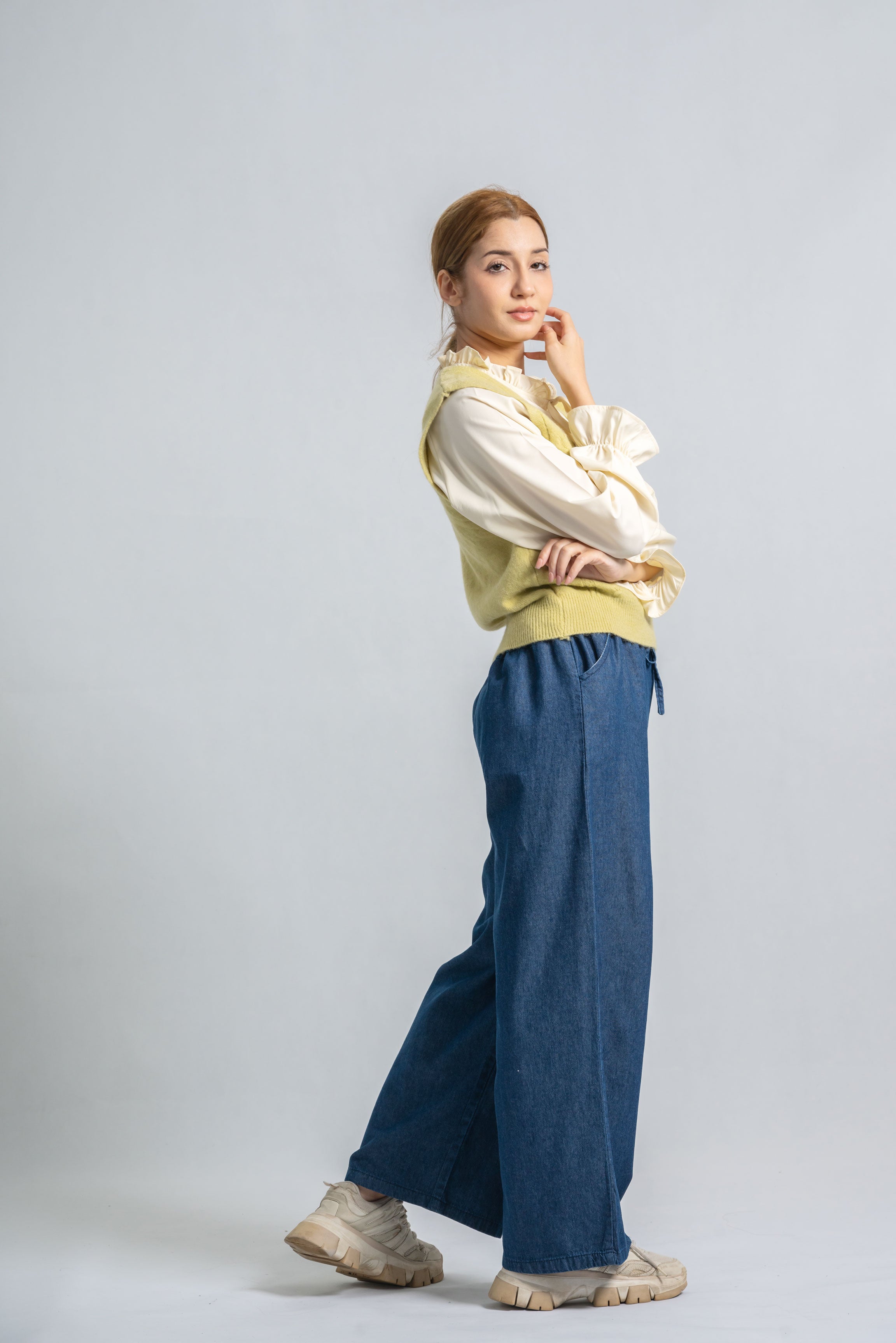 Floral Vest & Matching Blouse | Matching Set