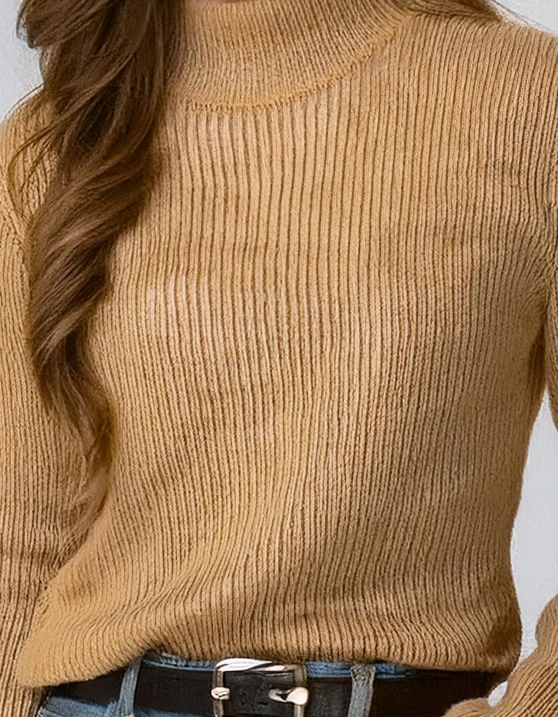 Caramel Crewneck Sweater 3