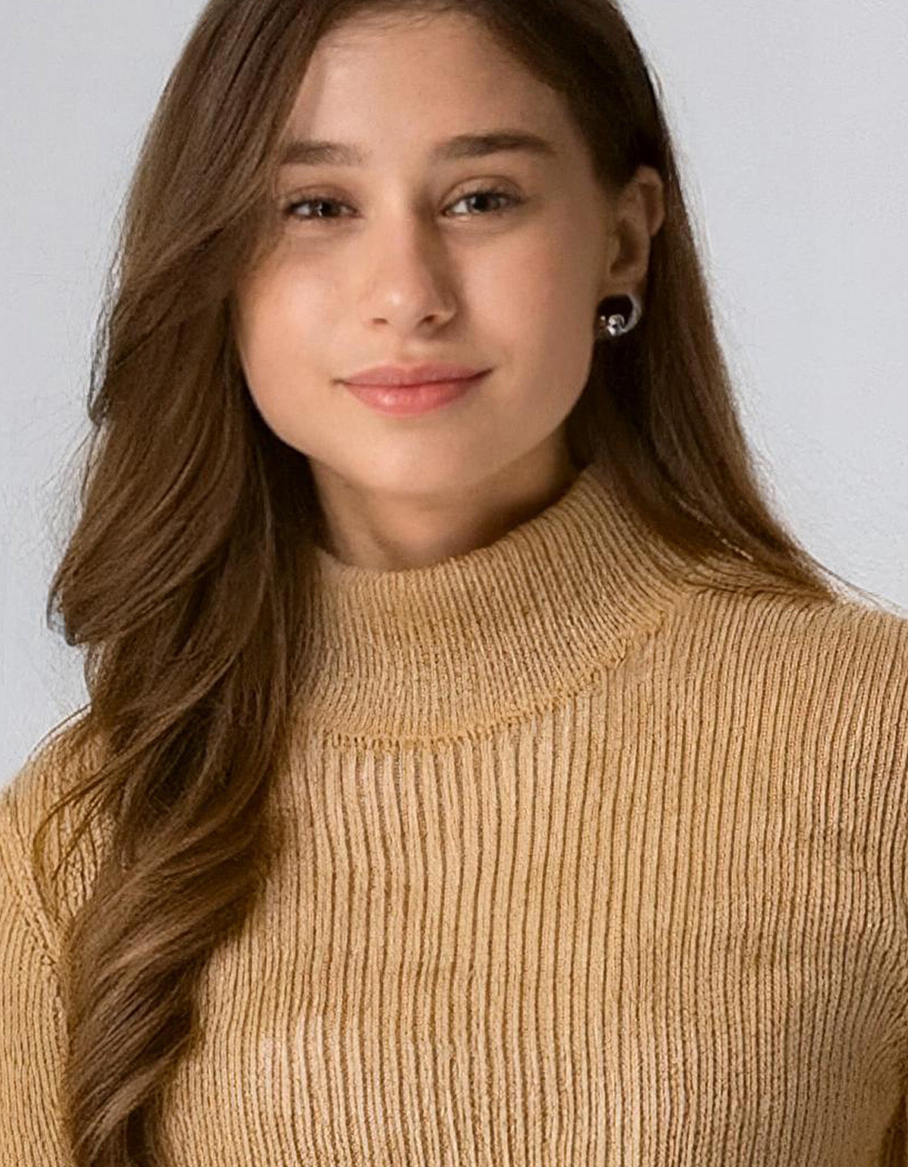 Caramel Crewneck Sweater 4