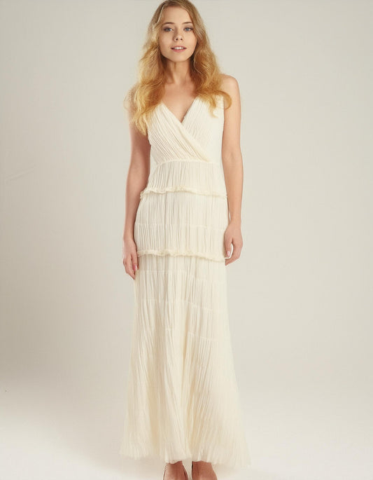 Champagne Glow Maxi Dress