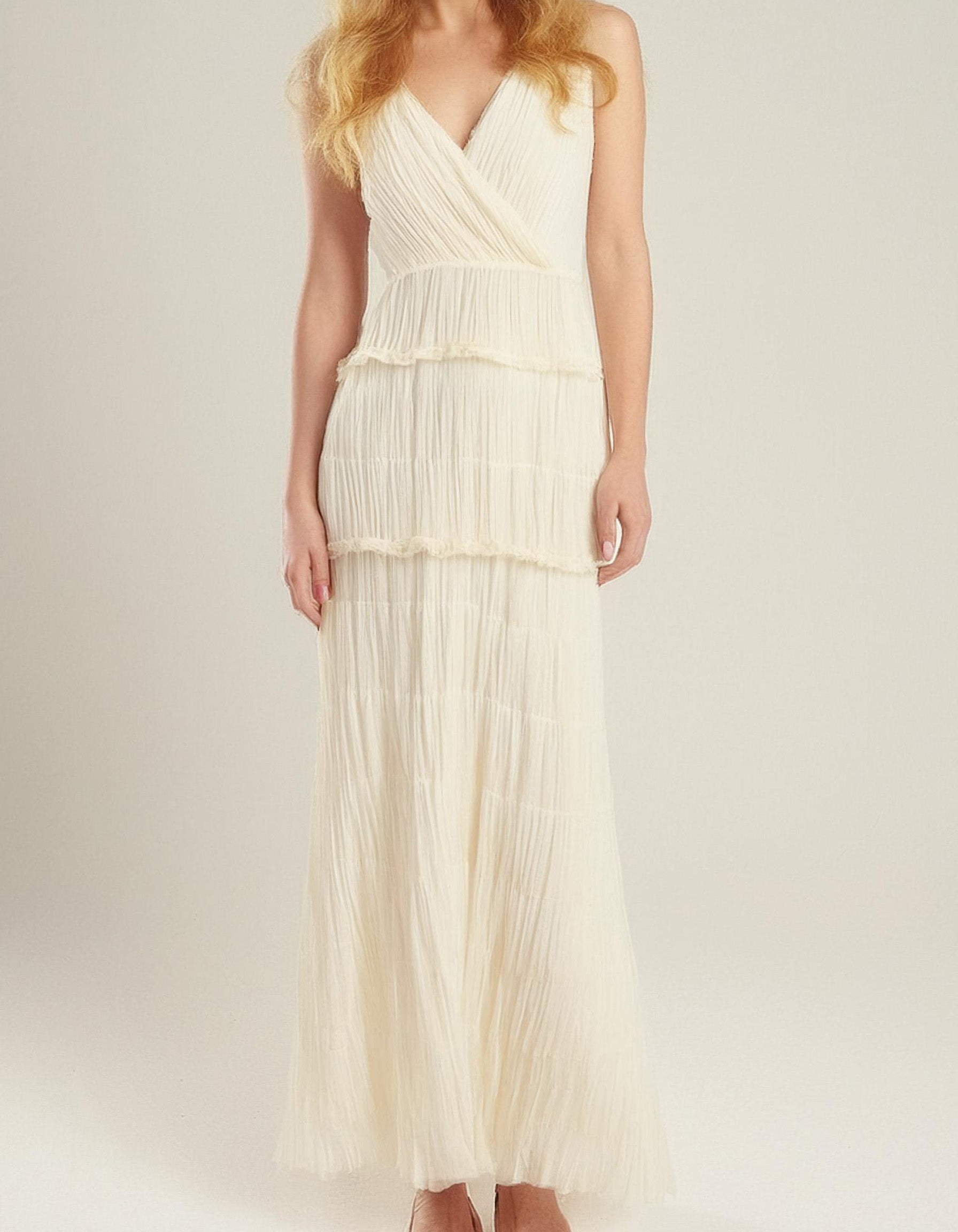 Champagne Glow Maxi Dress 2