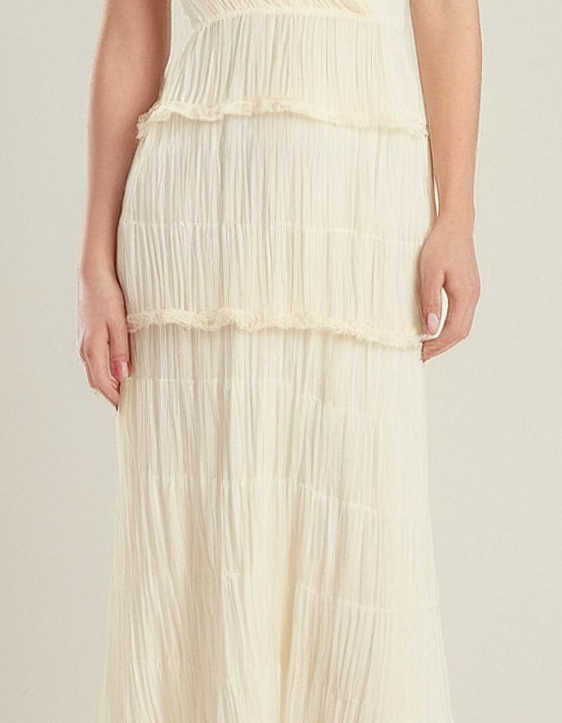 Champagne Glow Maxi Dress 3