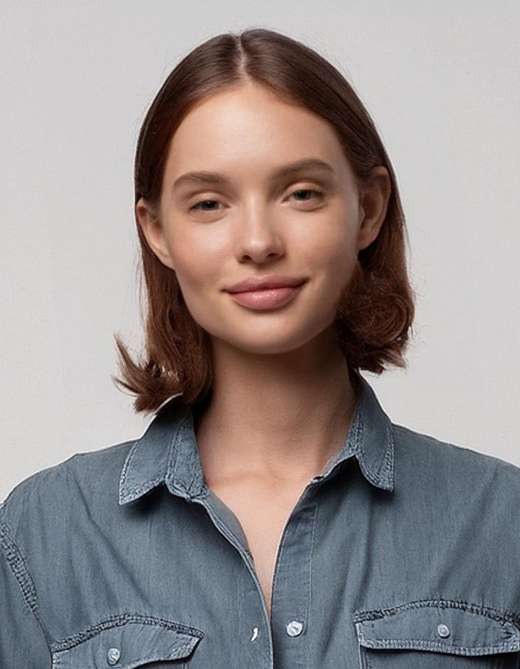 Charcoal-colored Denim Shirt 4