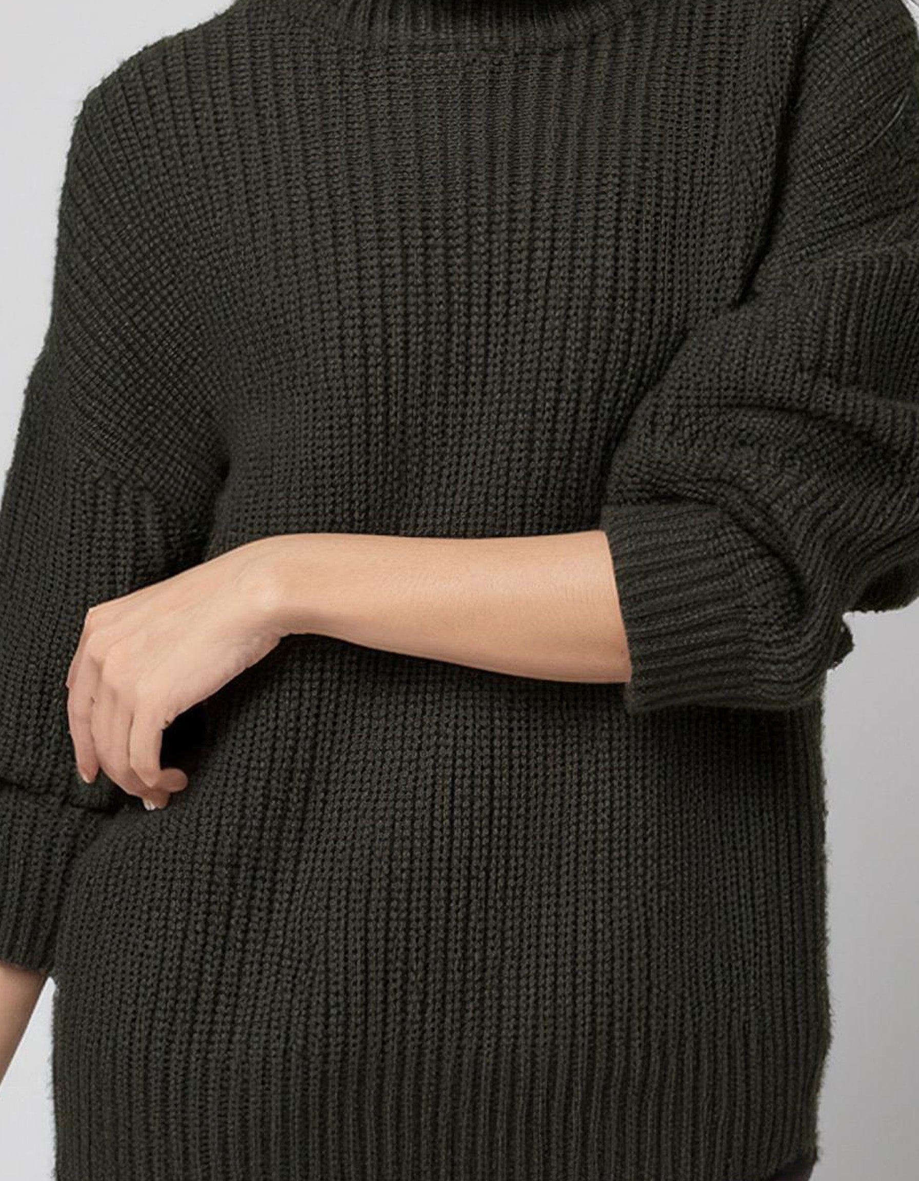 Charcoal Turtleneck Pullover 3