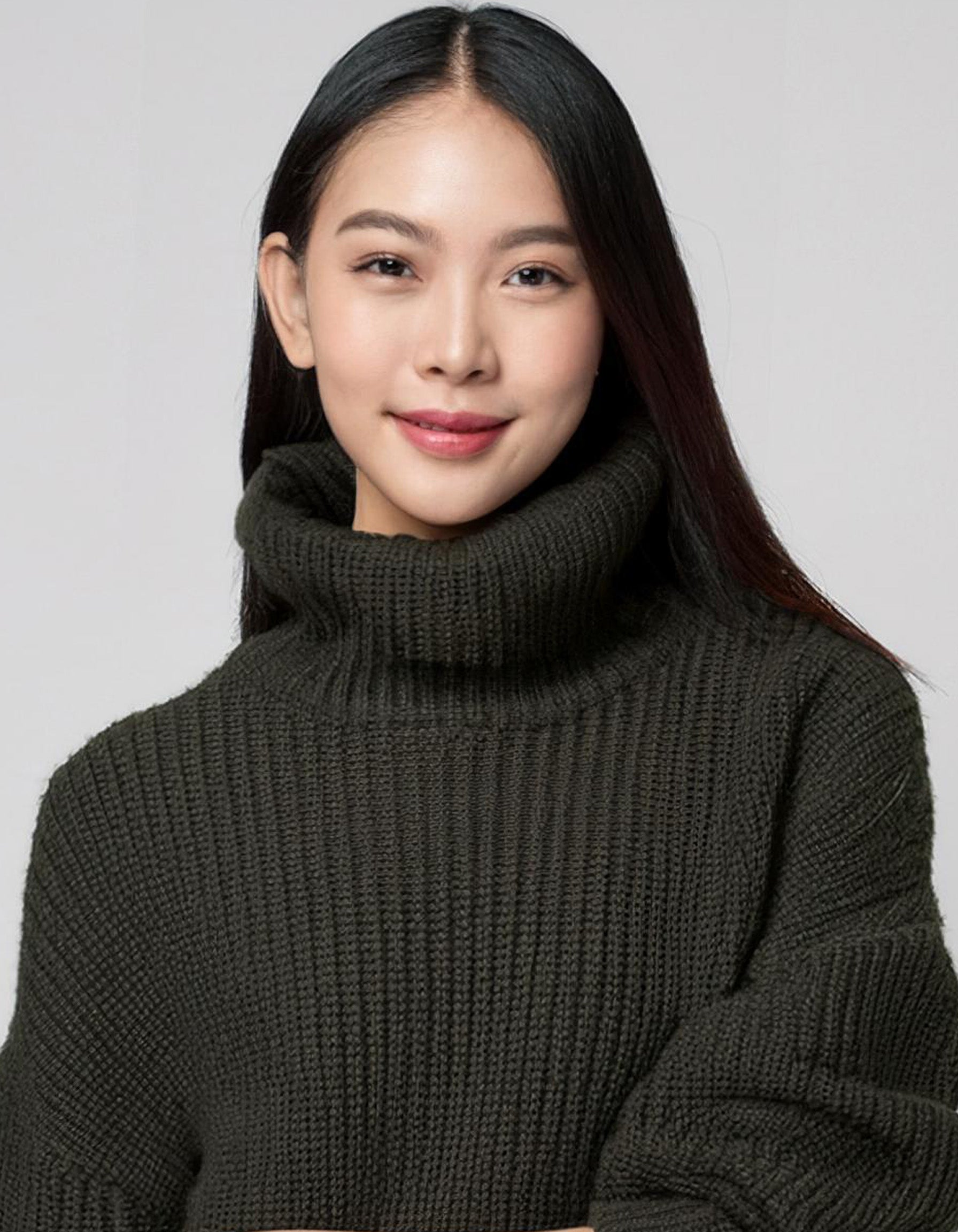 Charcoal Turtleneck Pullover 4