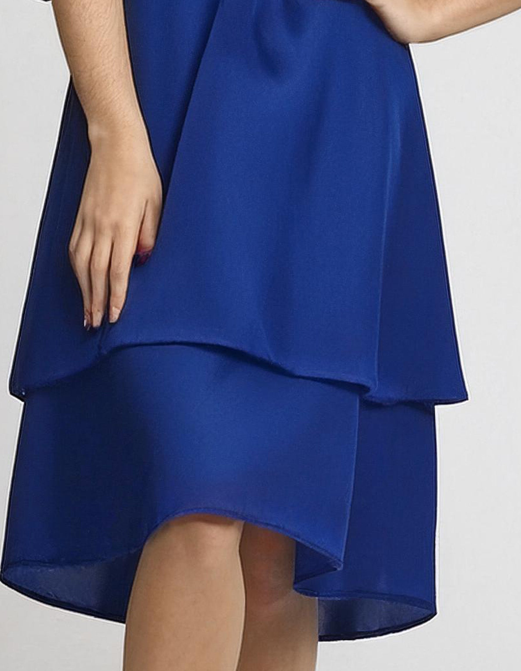 Cobalt Allure Cocktail Dress 3