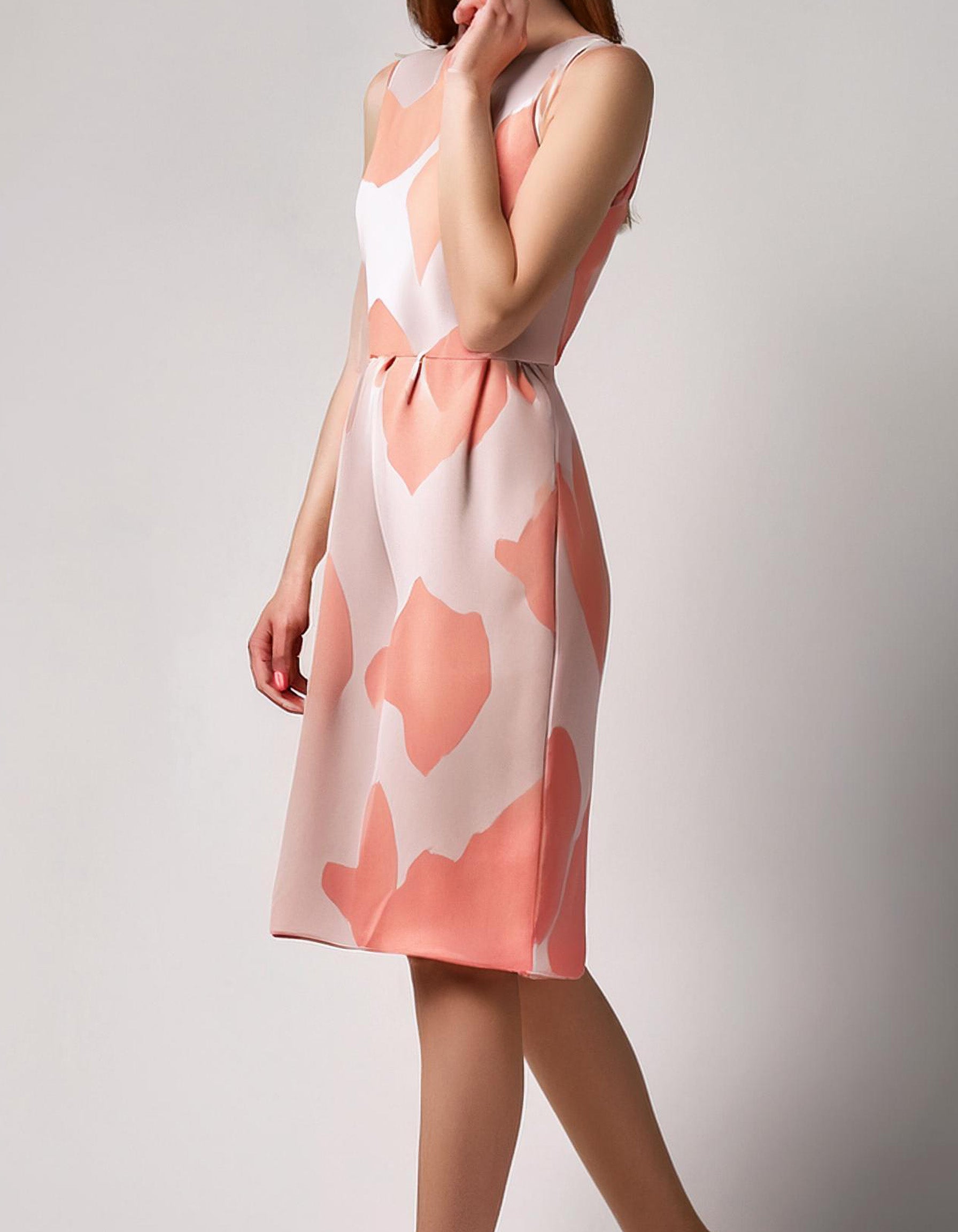 Coral Sunrise Shift Dresses 2