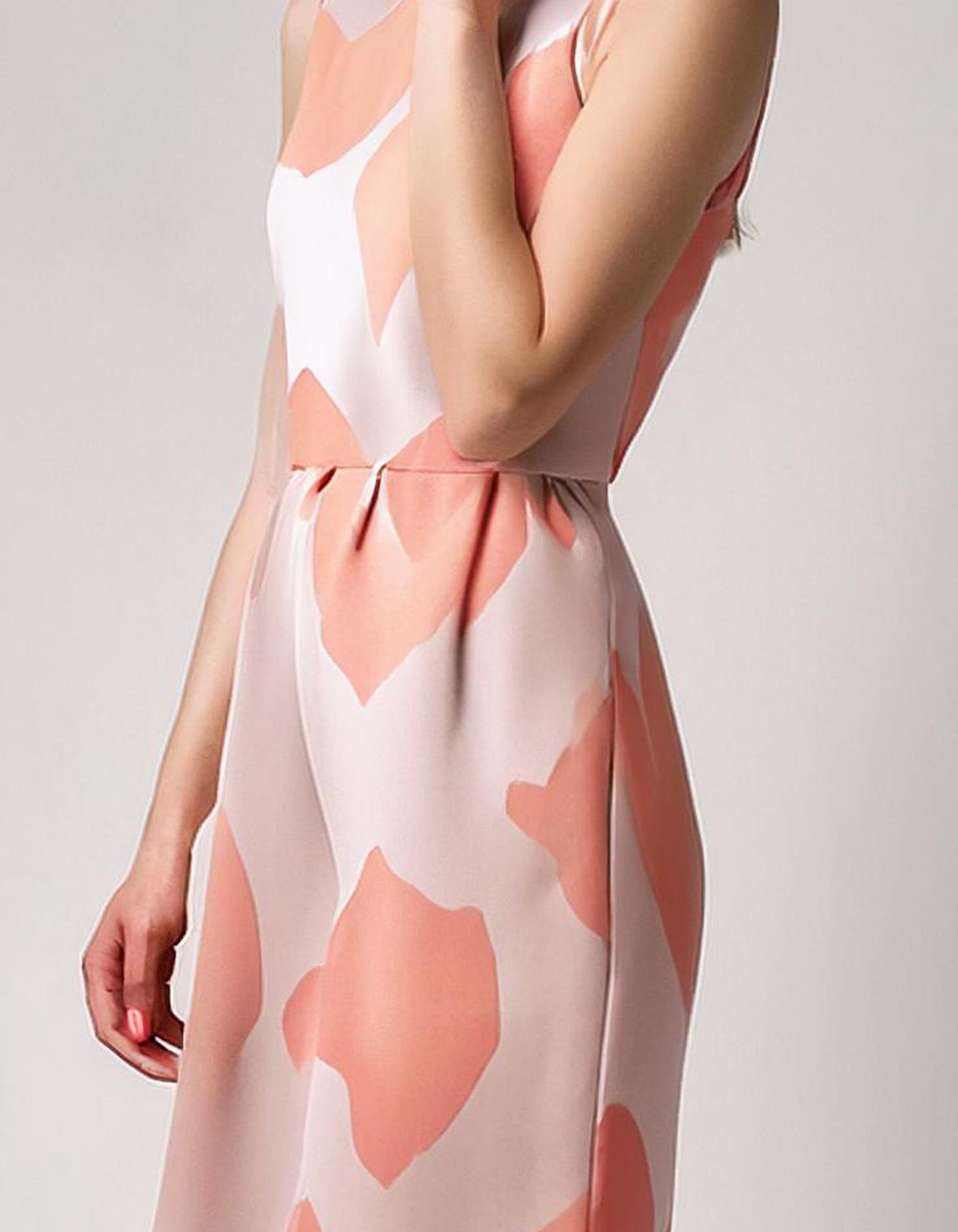 Coral Sunrise Shift Dresses 3