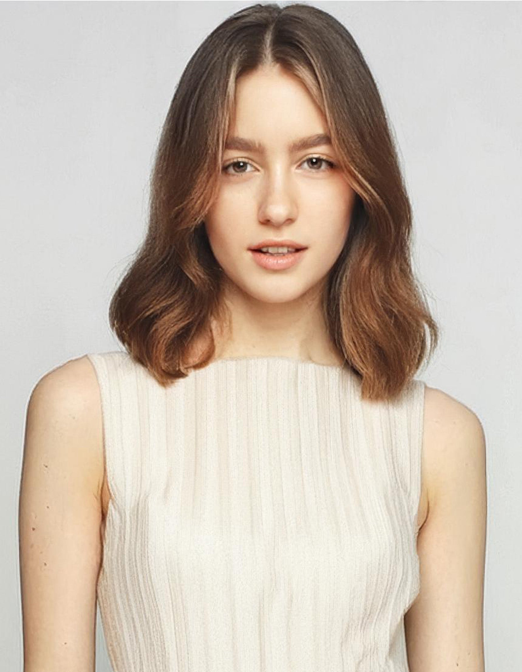 Cream Buttoned A-Line Day Dress 4