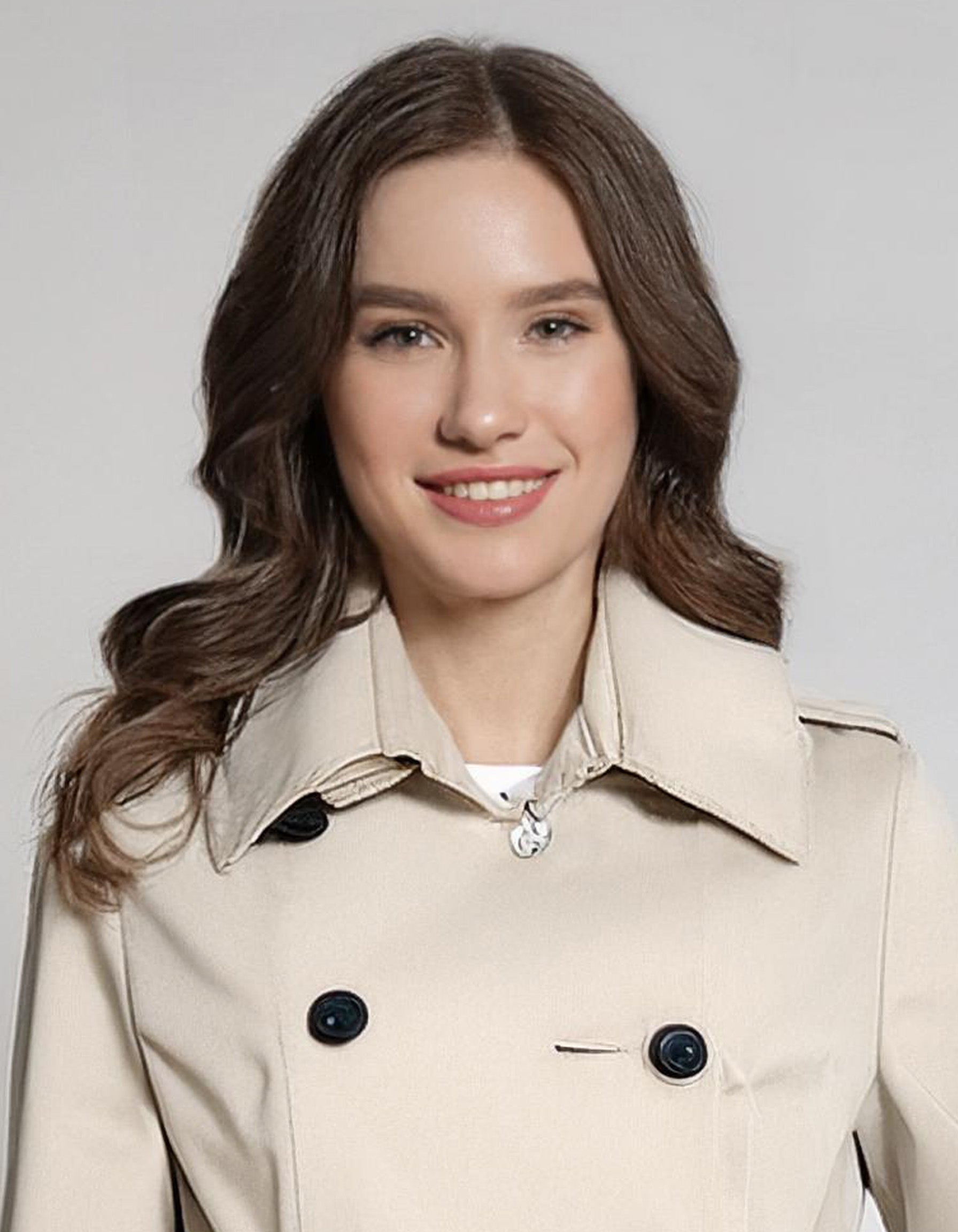 Cream Lightweight Trench Coats 4