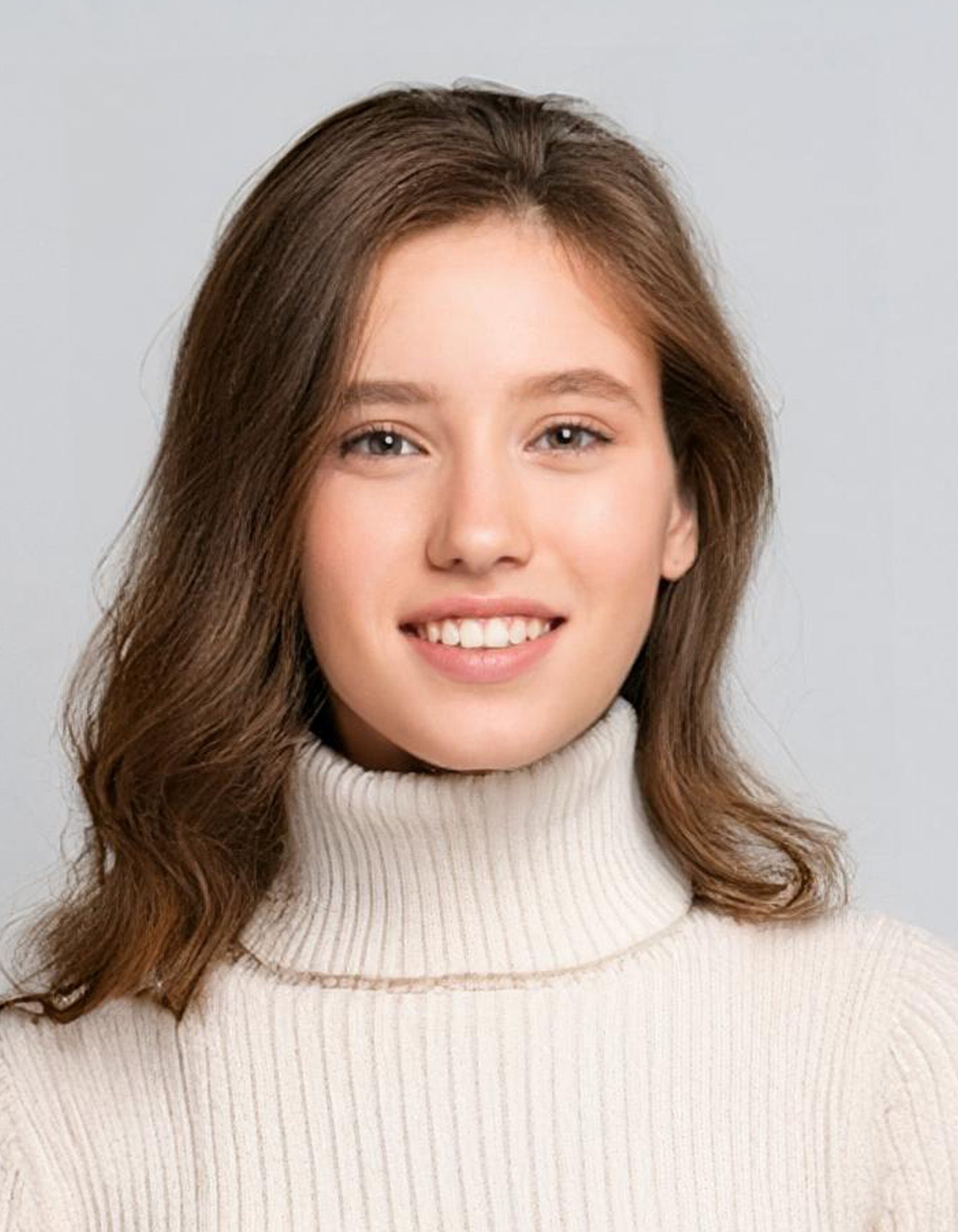 Cream White Soft Knit Turtleneck Sweater 4