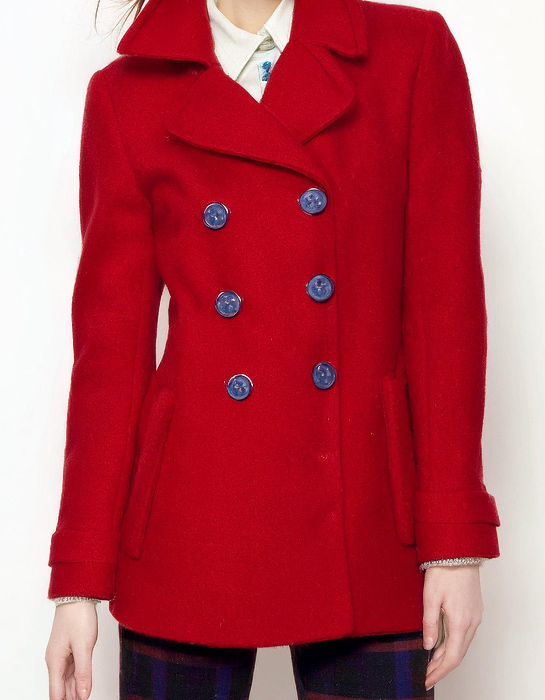 Crimson Courage Peacoat 2