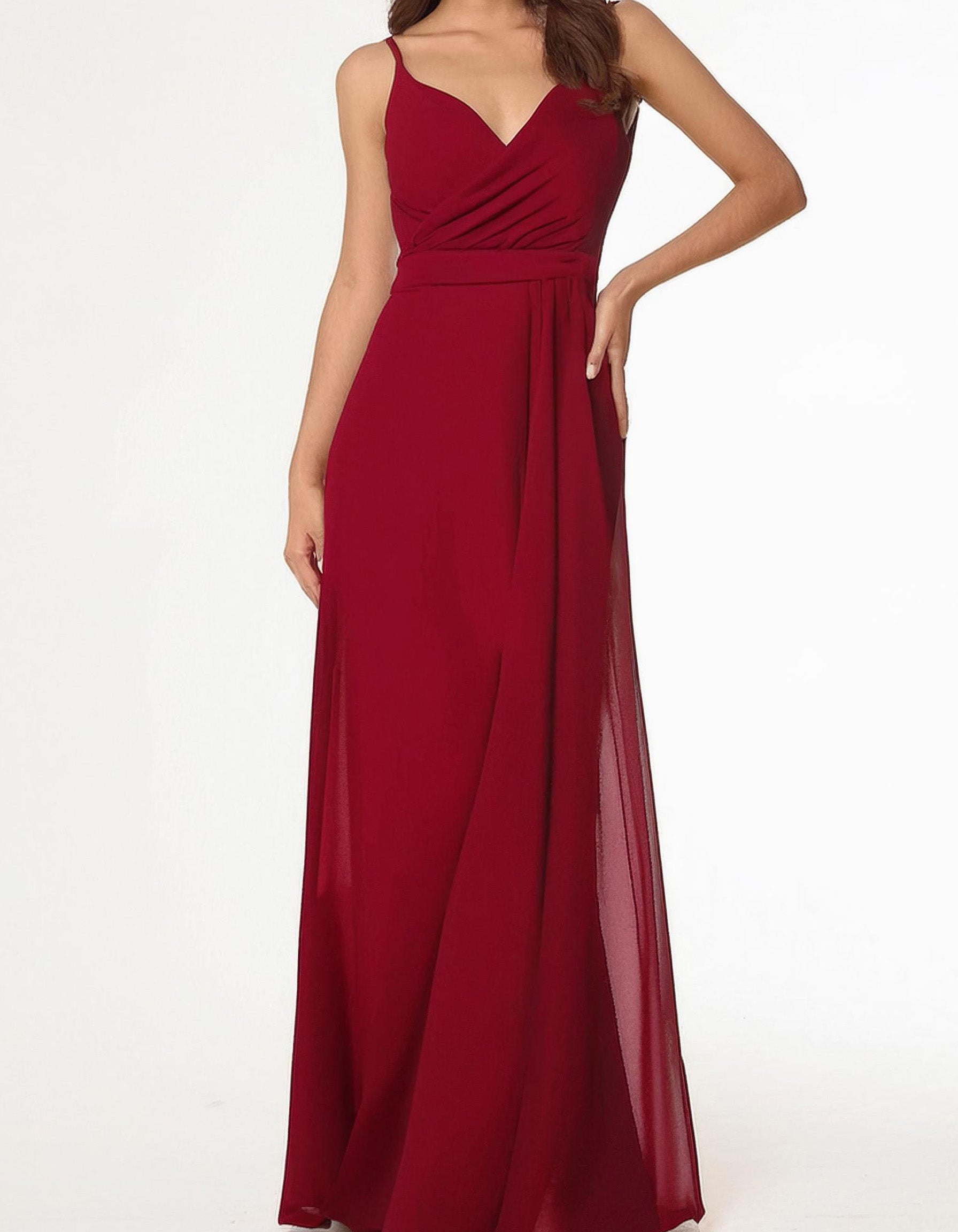 Crimson Romance Evening Gown 2