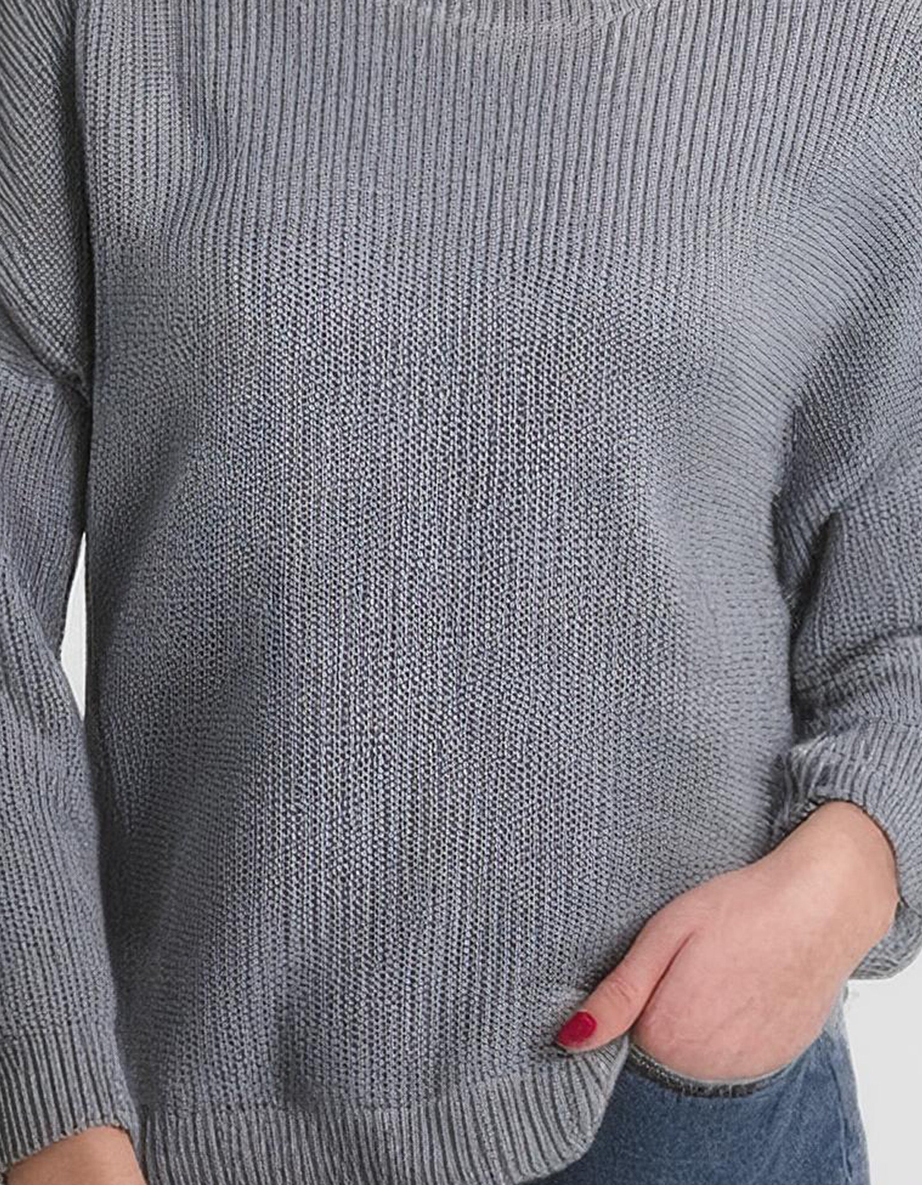 Dark Grey Crewneck Sweater 3