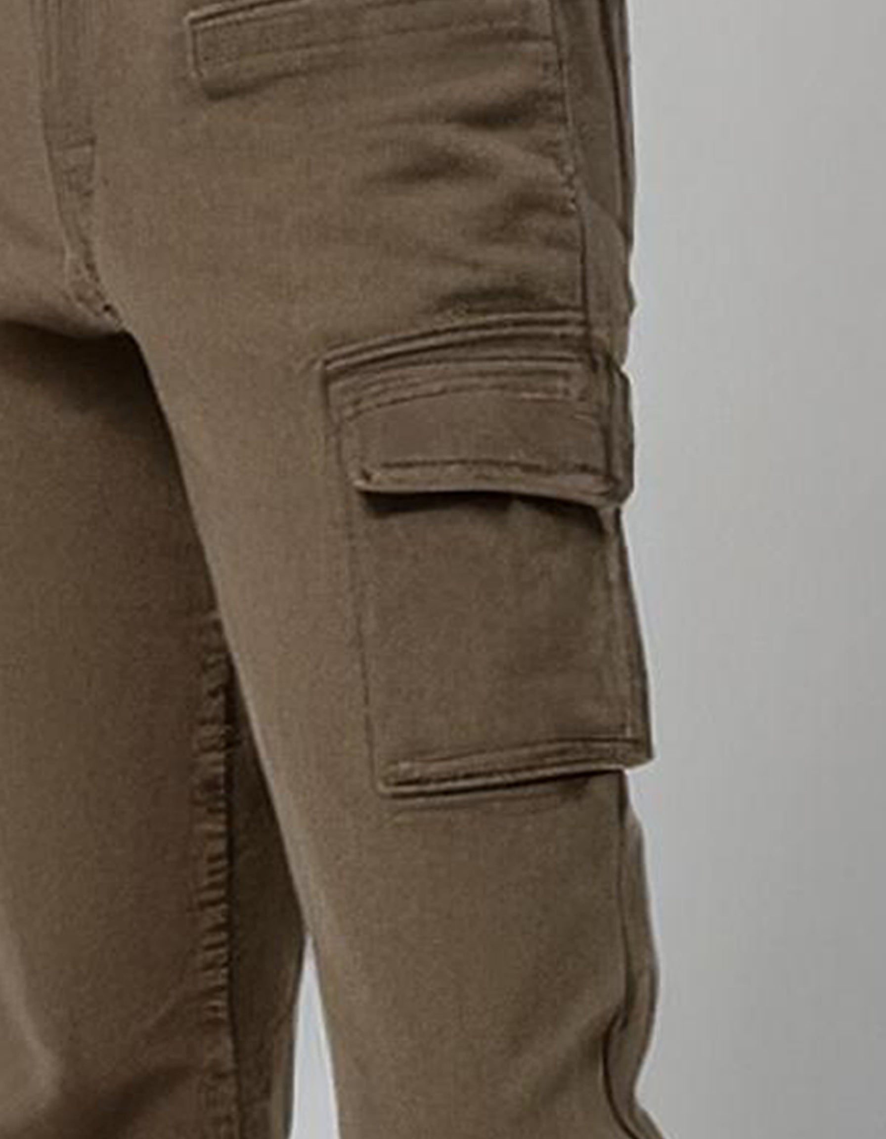 Dark Khaki Cargo Pants 4