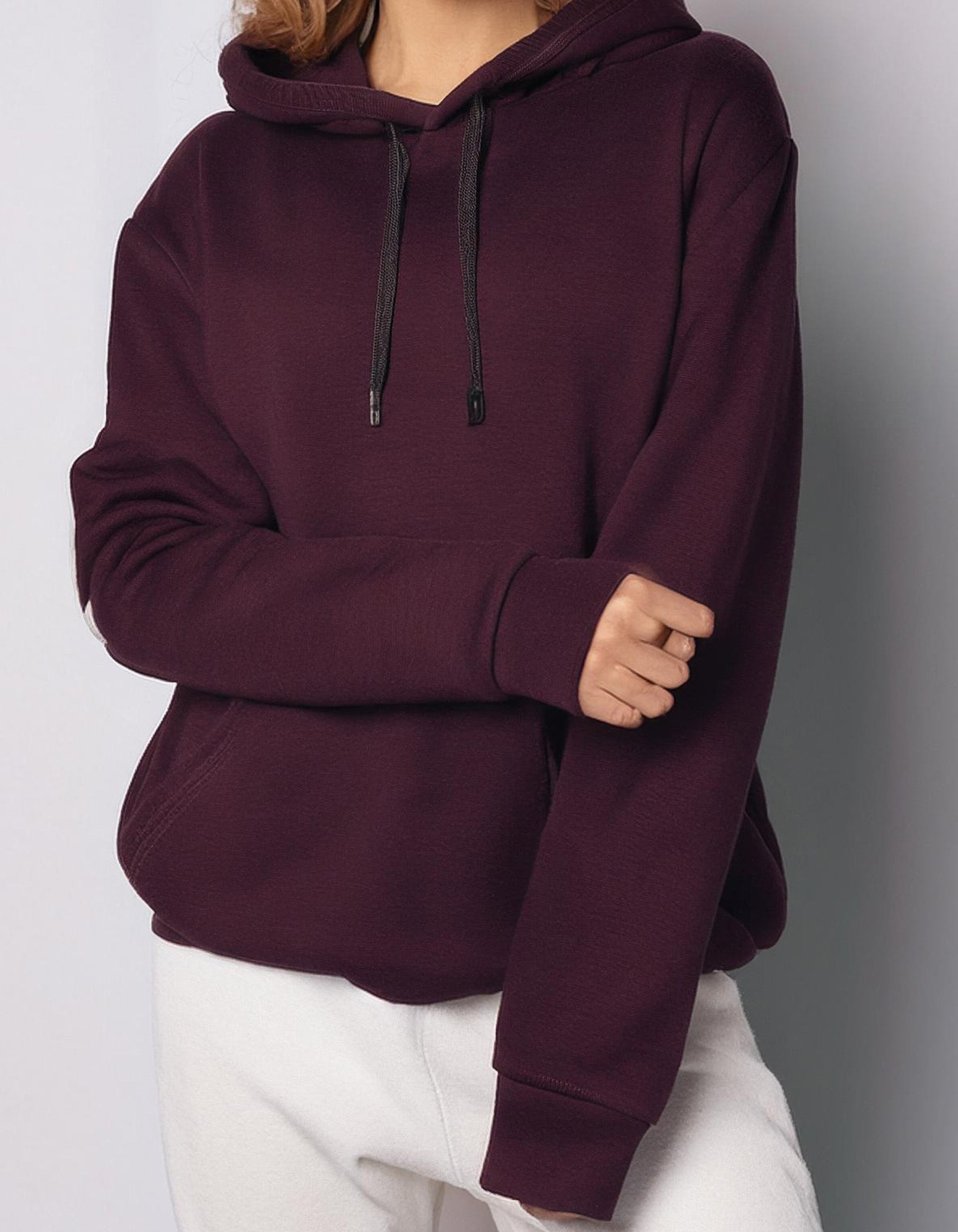 Deep Purple Plum Cozy Hoodie 2