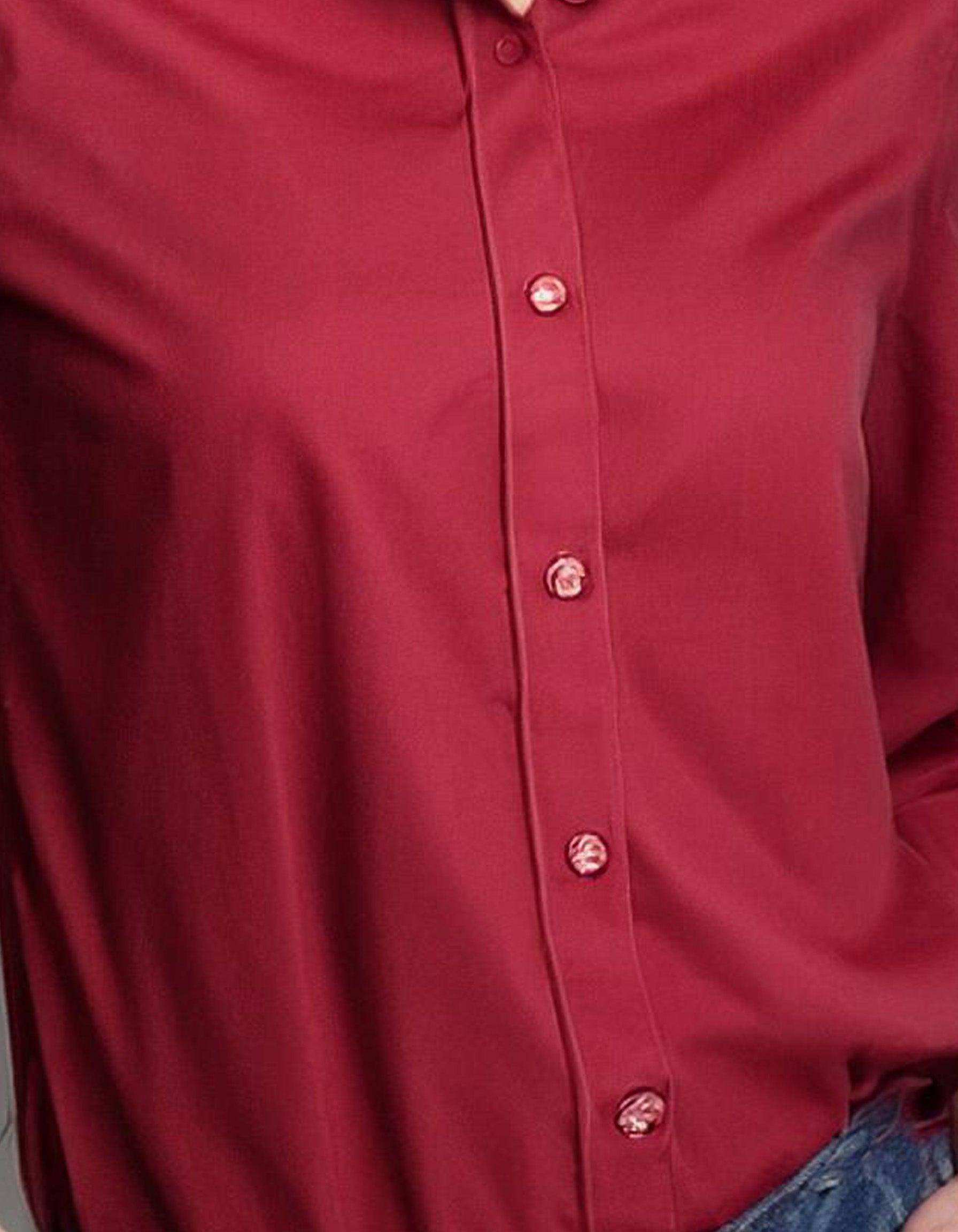 Deep Red Classic Dress Shirt 3