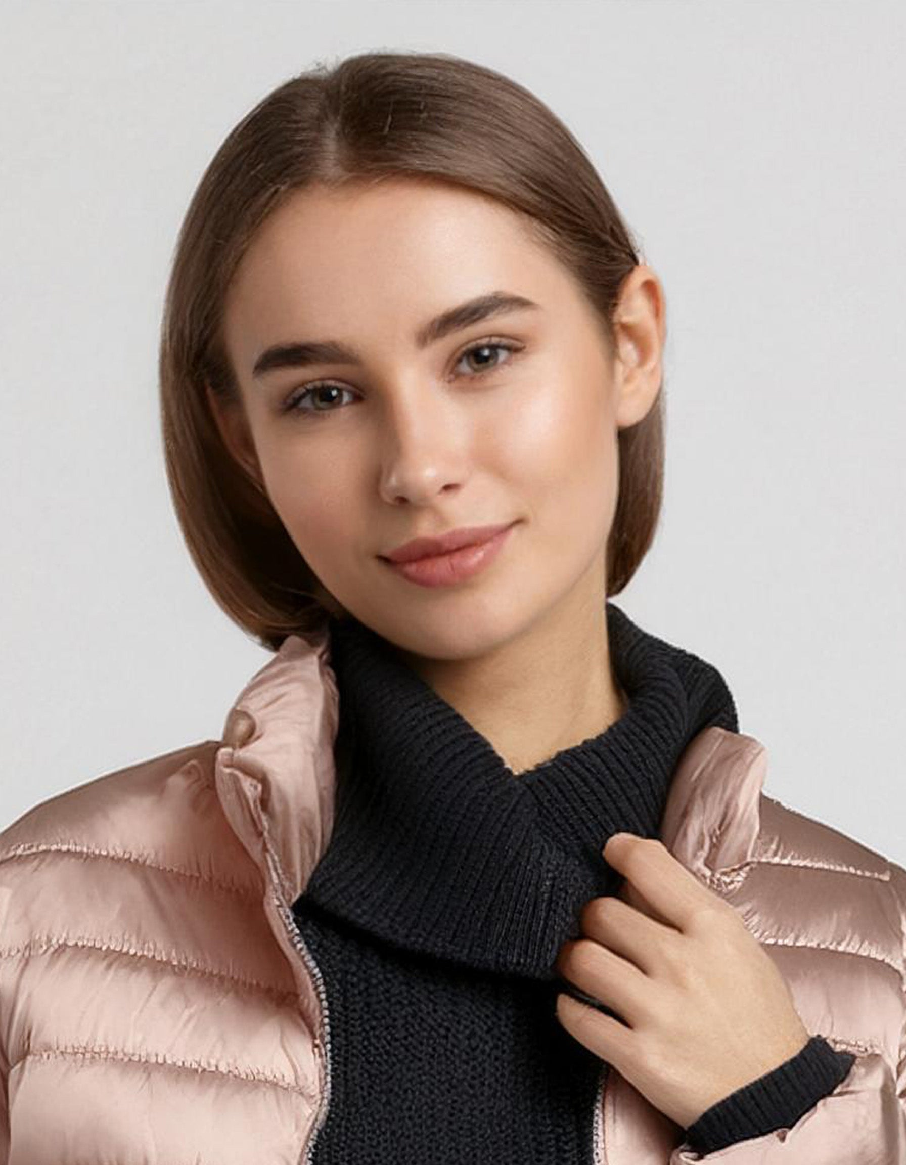Dusty Pink Quilted Puffer Jacket 4