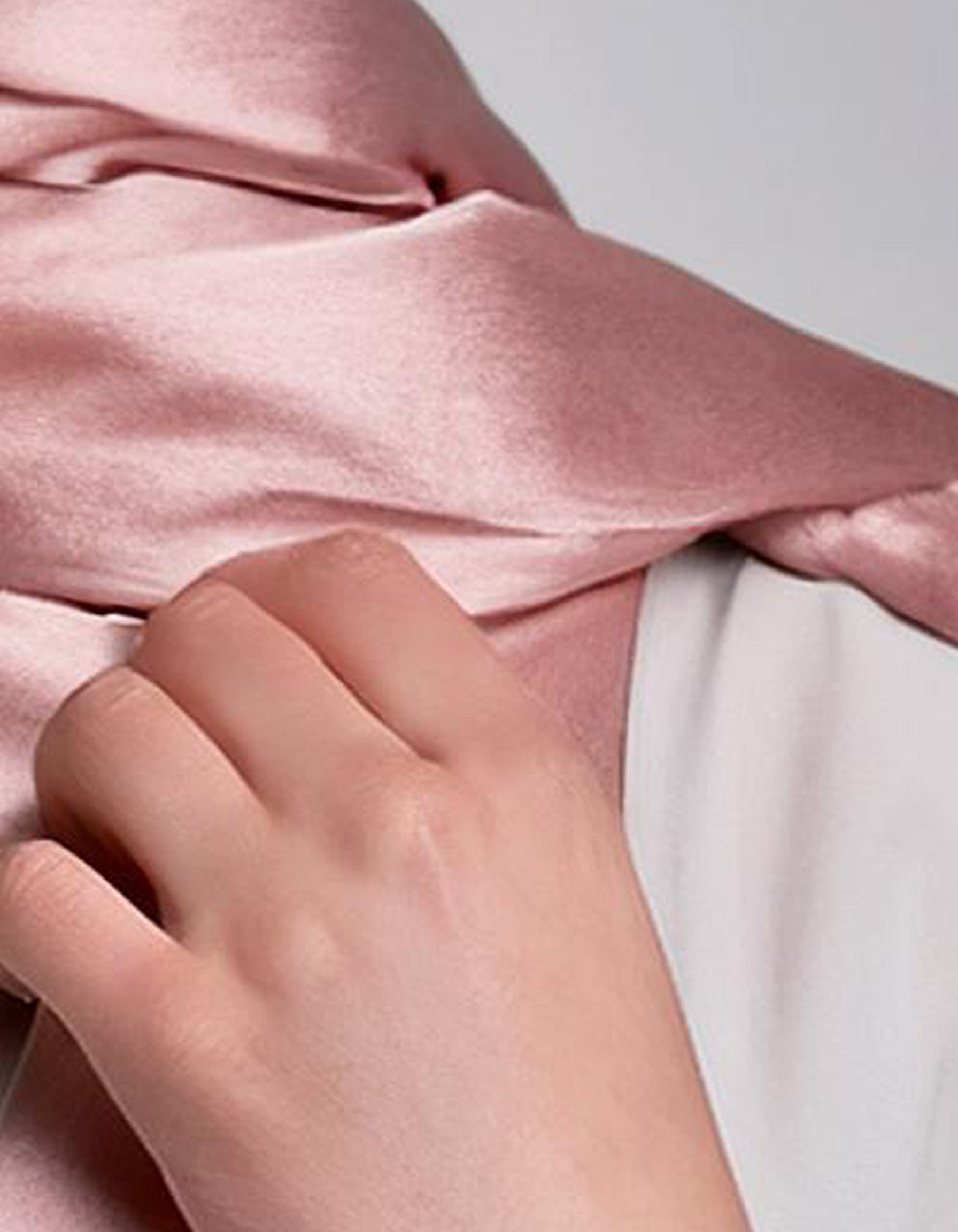 Dusty Pink Satin Hijab 4