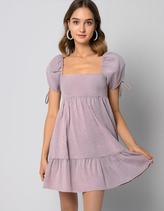 Dusty Rose Delight Mini Dress