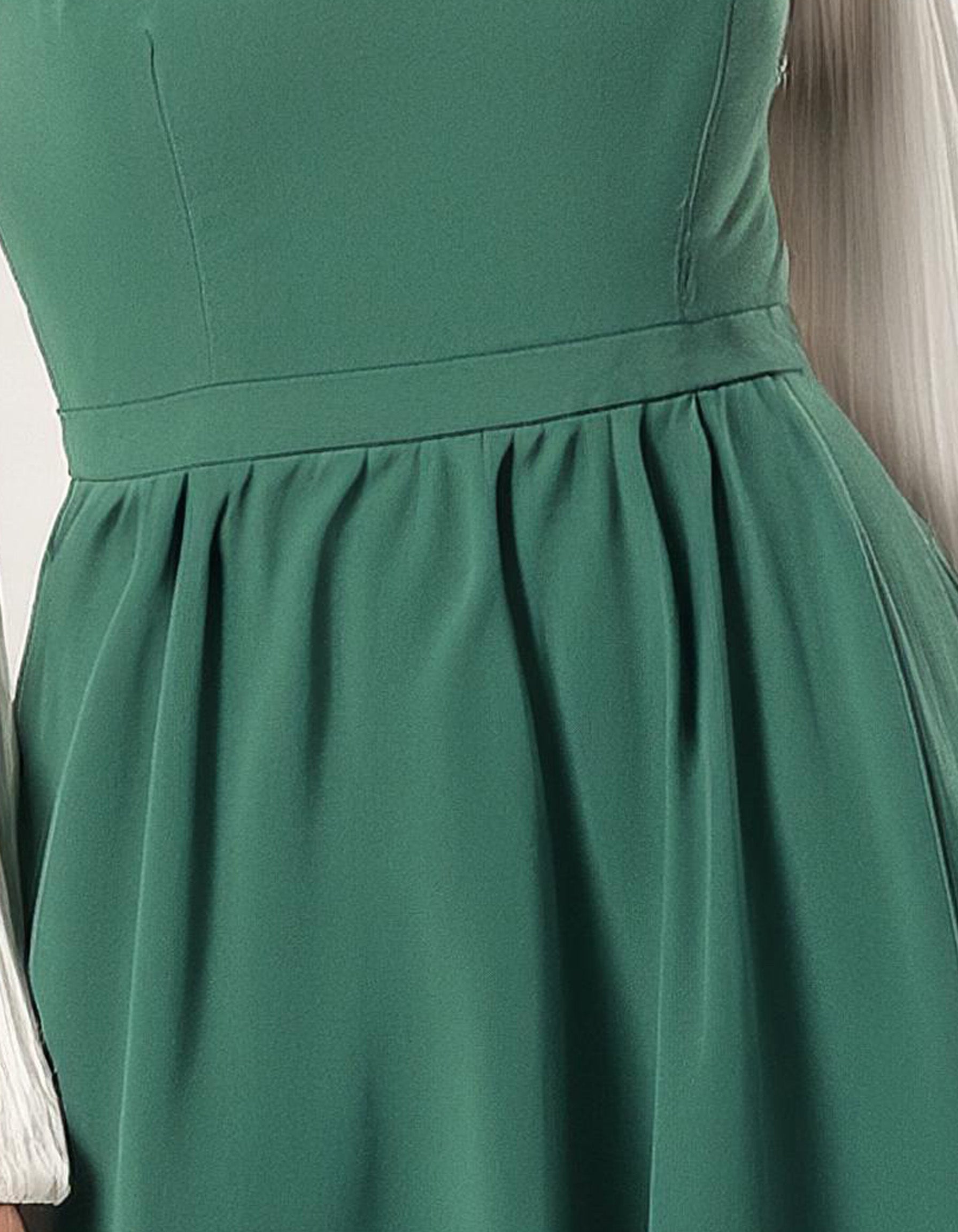 Emerald Elegance Mini Dress 3