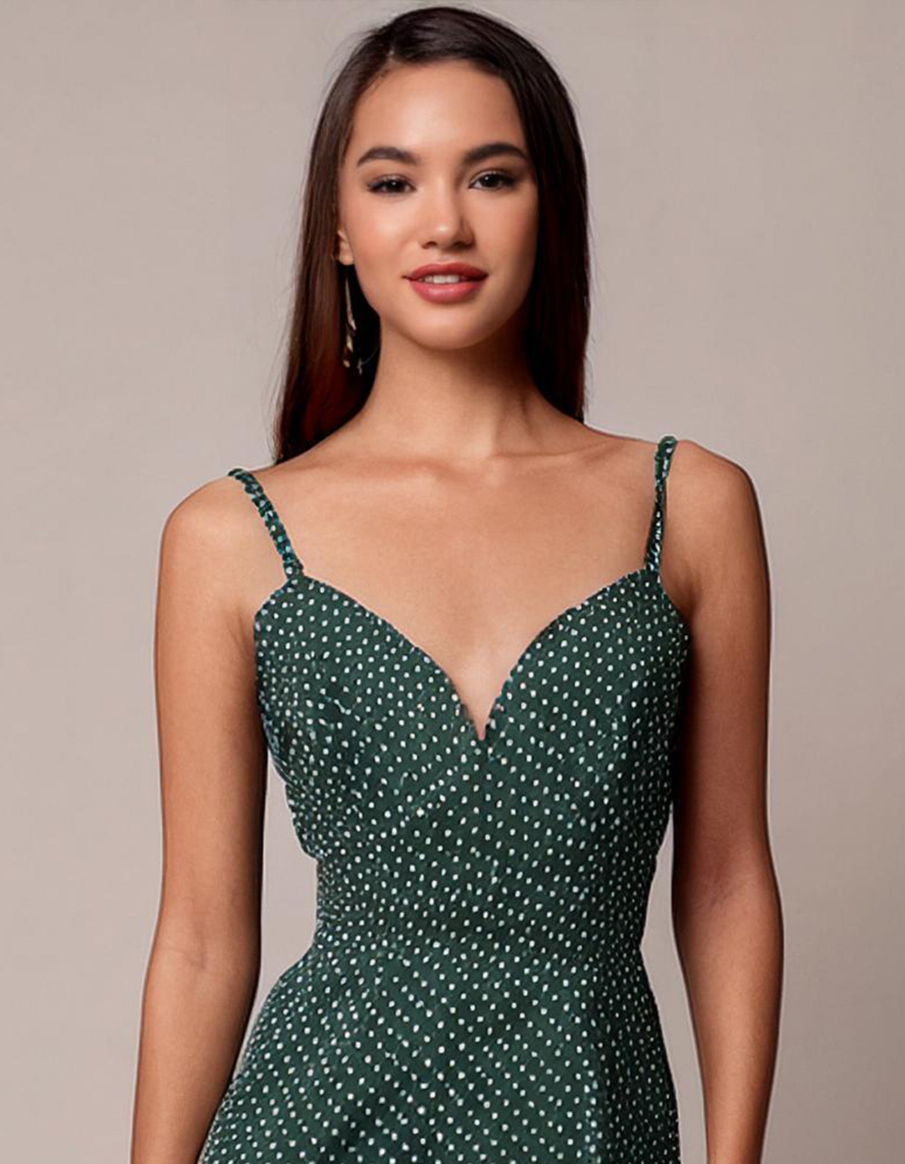 Emerald Elegance Slip Midi Dress 4