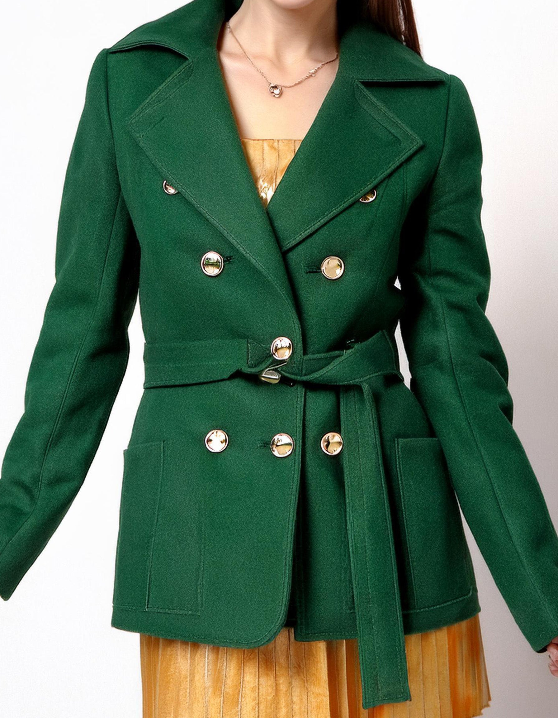 Emerald Enchantment Peacoat 2
