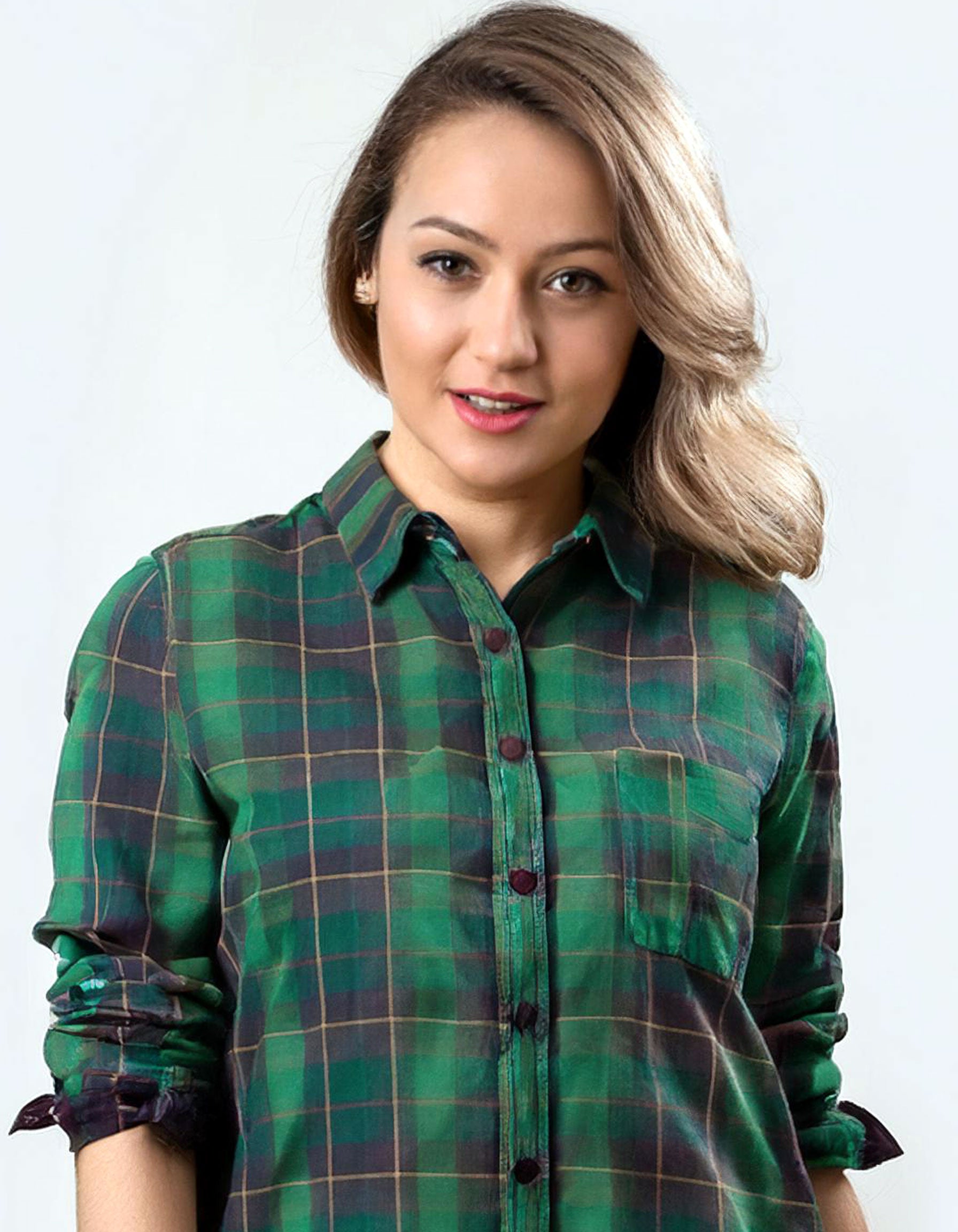 Emerald Forest Plaid Flannel Shirt 3