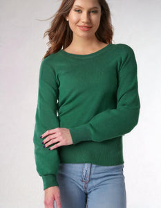 Emerald Green Crewneck Sweater