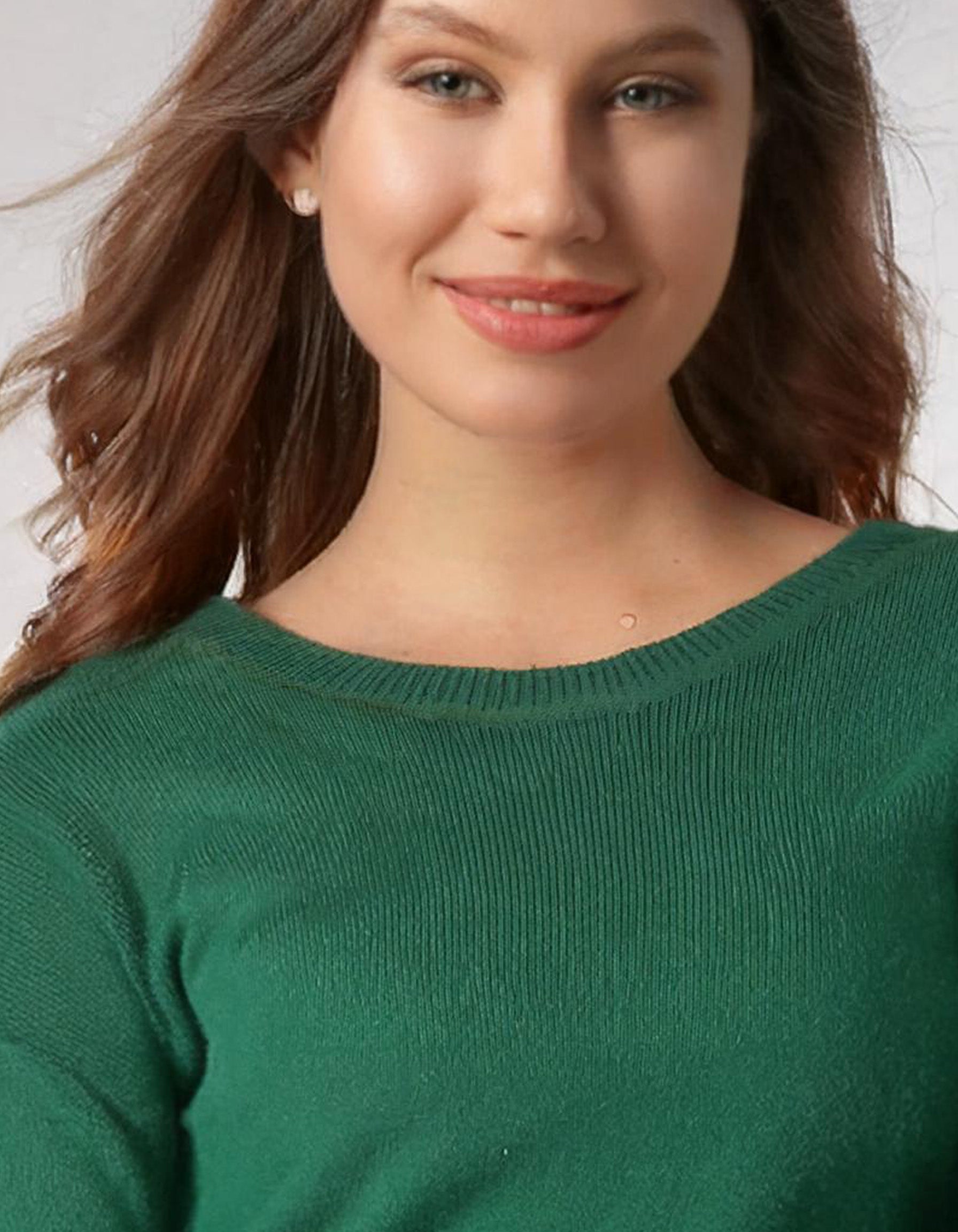 Emerald Green Crewneck Sweater 4