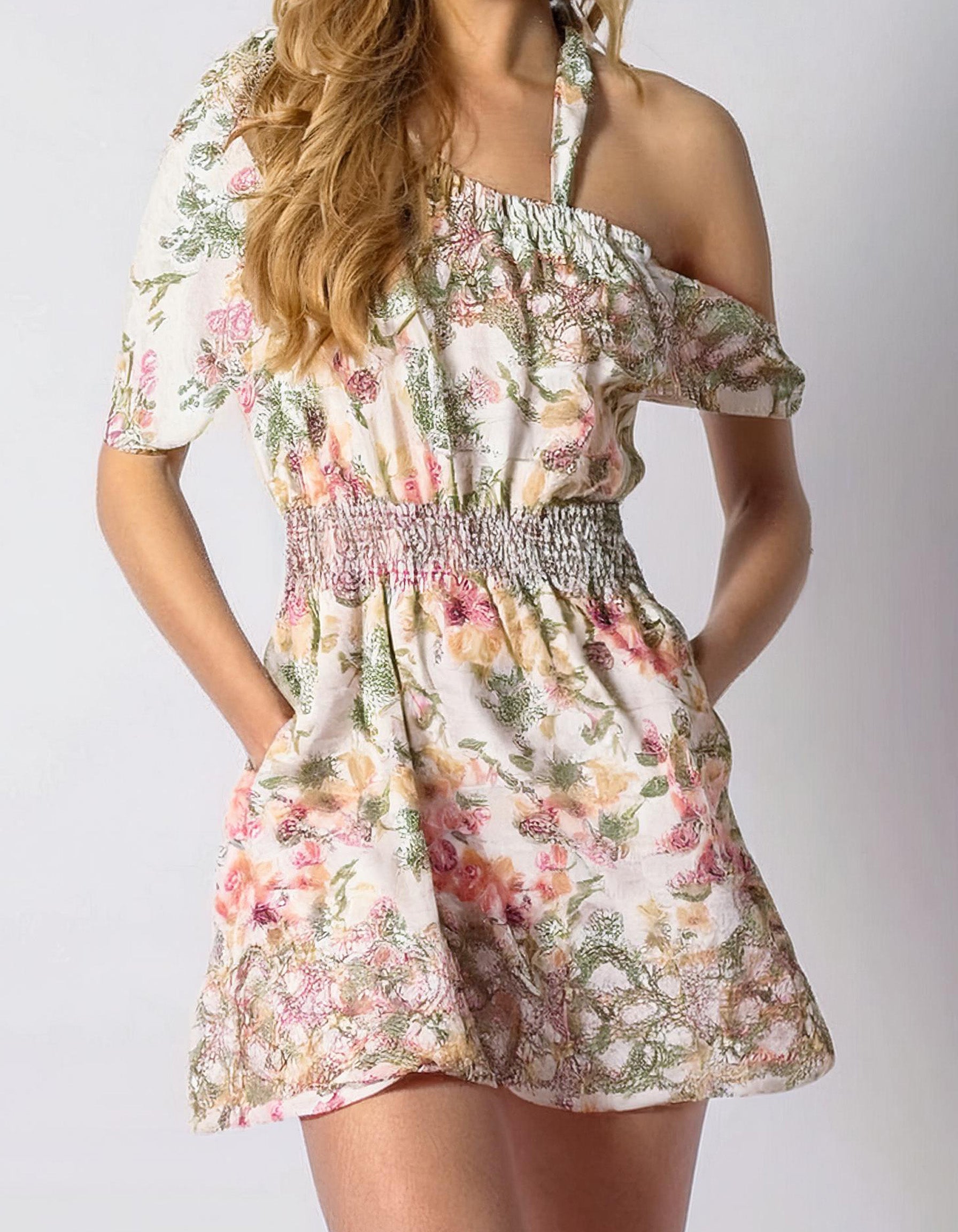 Floral Delight Off-Shoulder Sundress 2