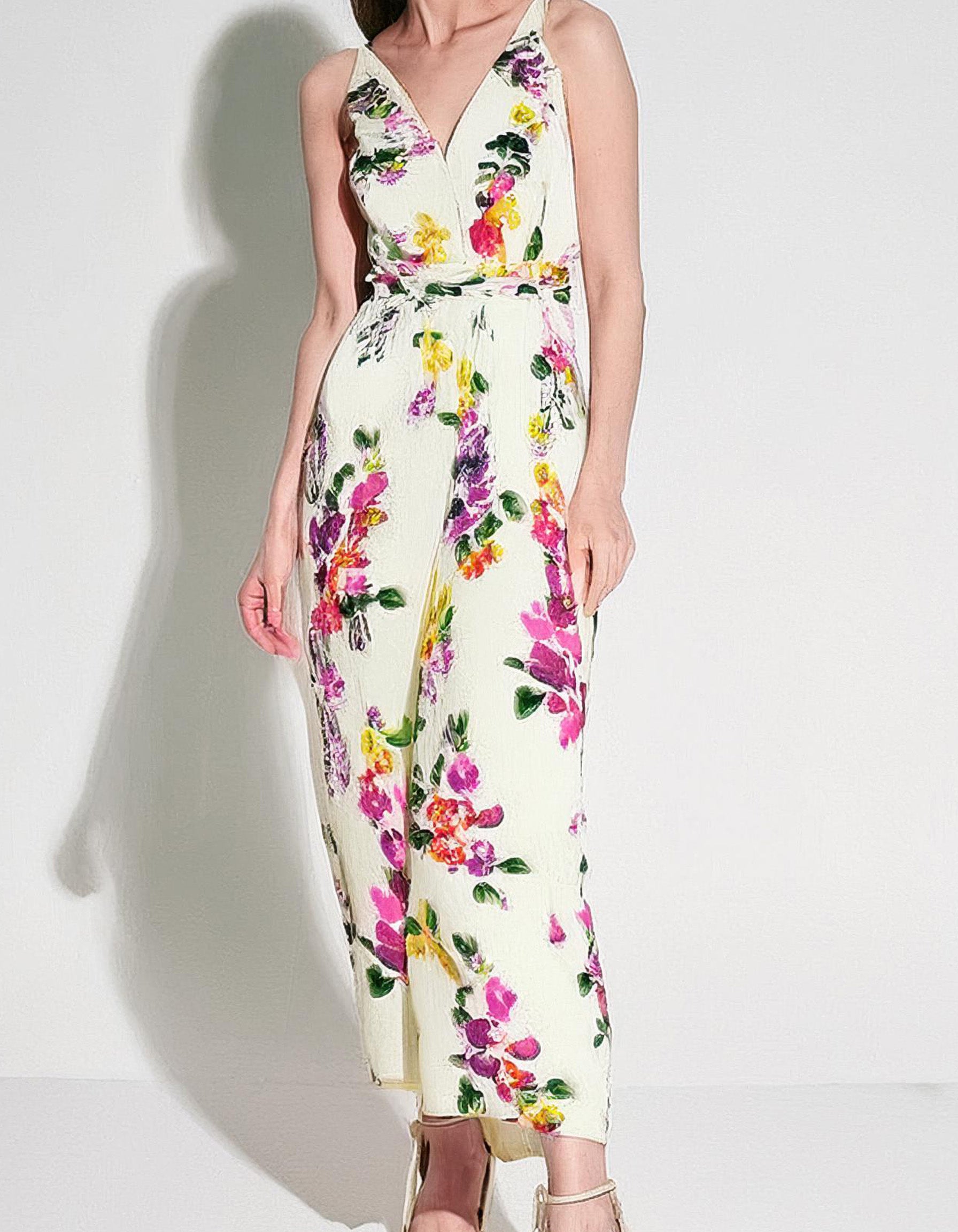 Floral Fantasy Wrap Midi Dress 2