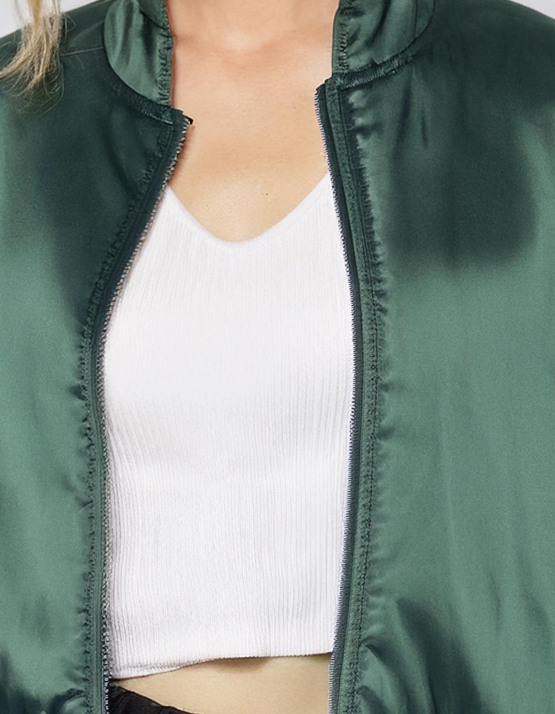 Forest Green Bomber Jacket 3