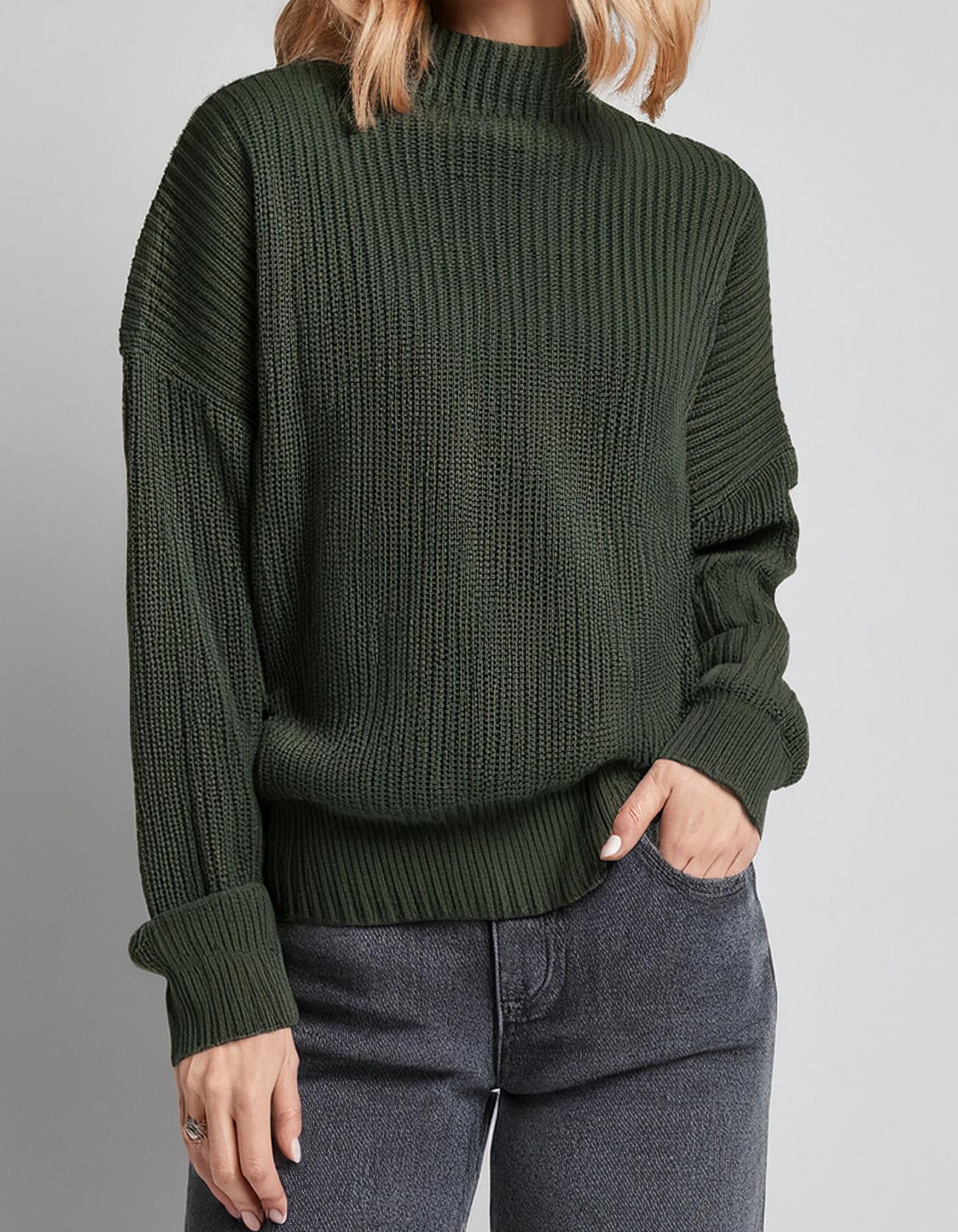 Forest Green Classic Pullover 2