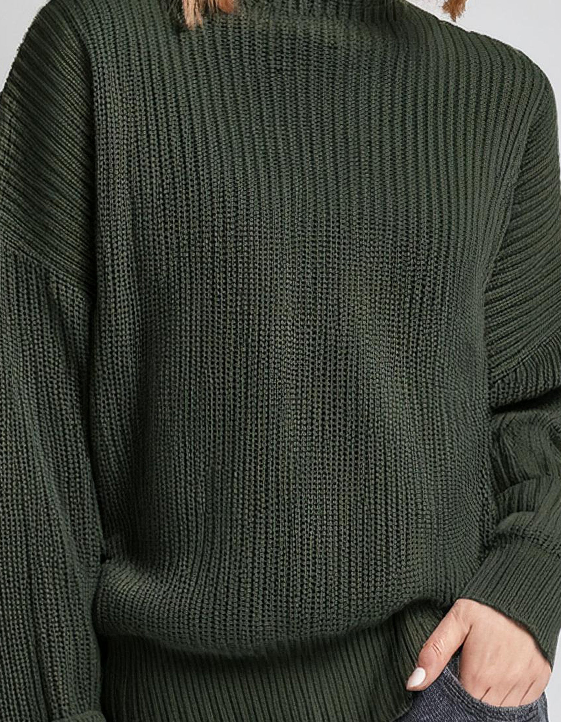 Forest Green Classic Pullover 3