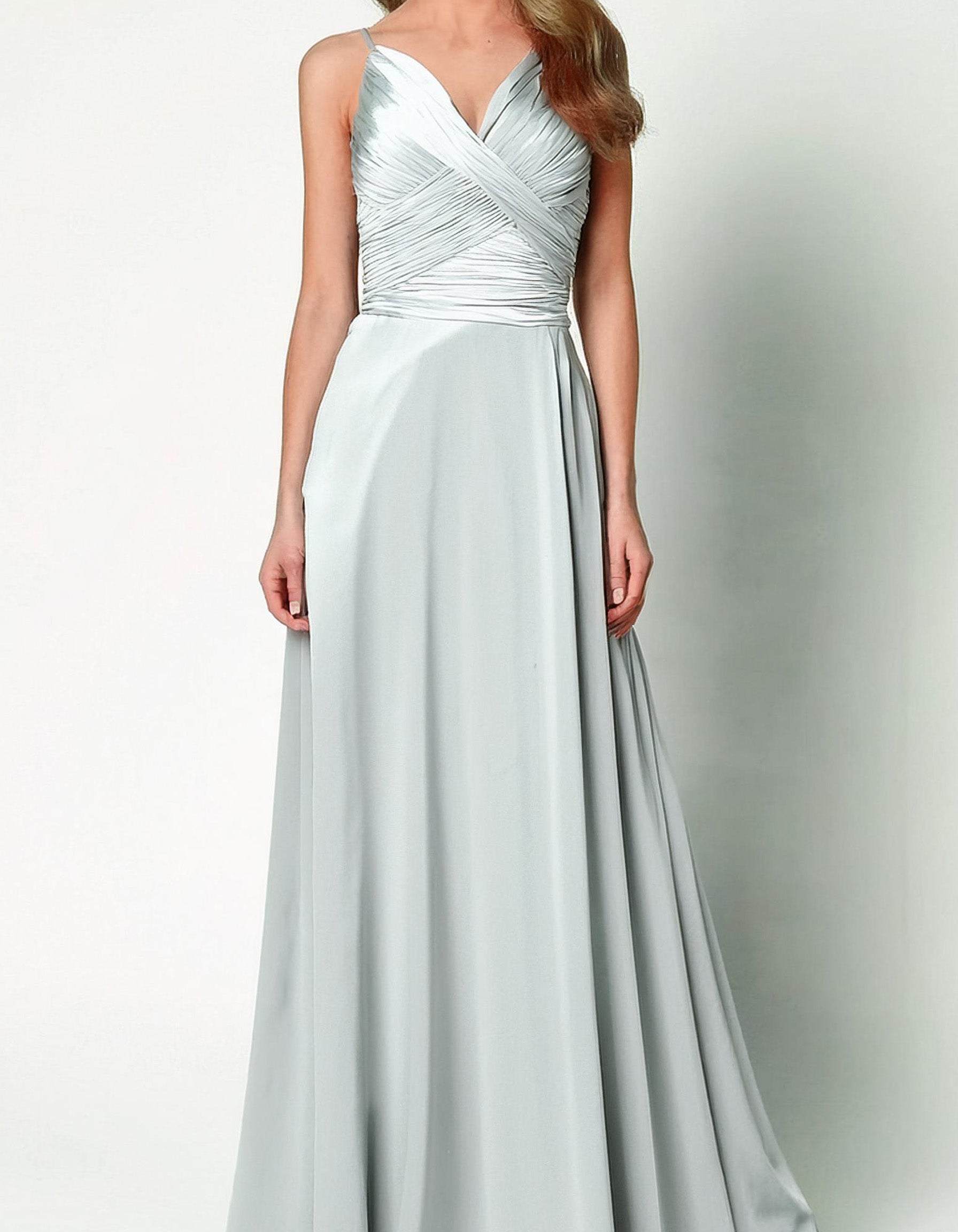 Frosted Pearl Evening Gown 2