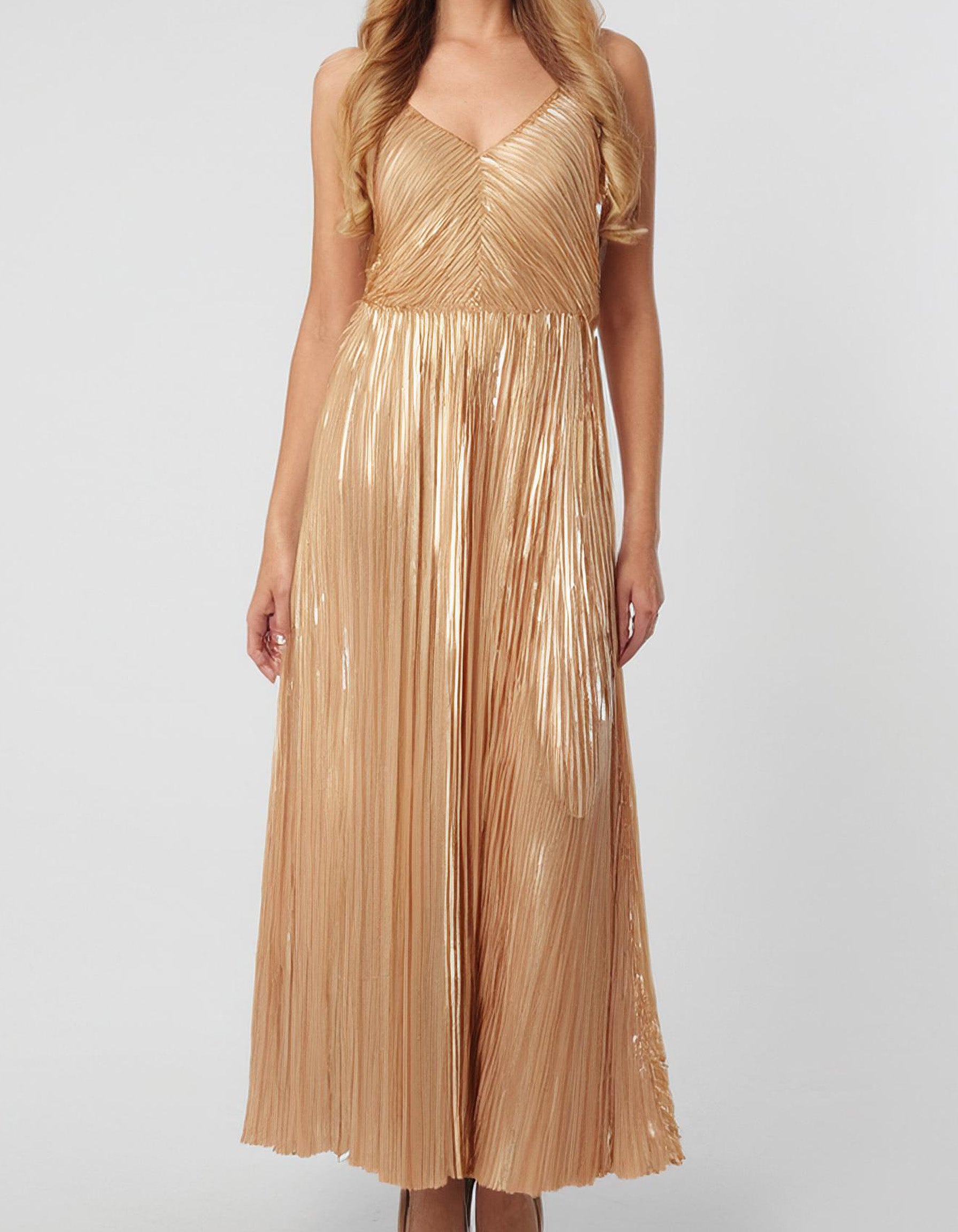 Golden Glow Maxi Dress 2
